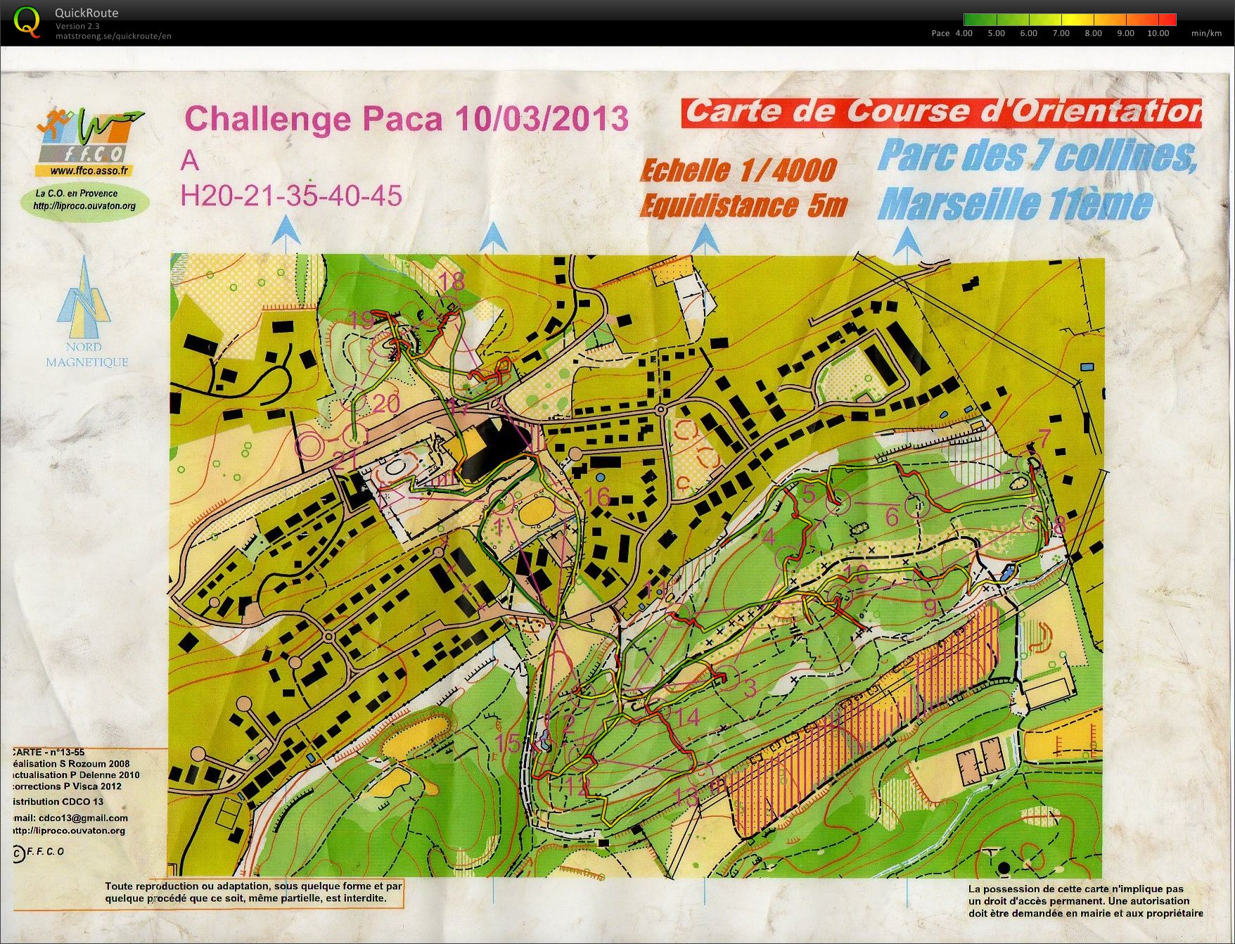 Manche 2/ sprint Marseille (03/10/2013)