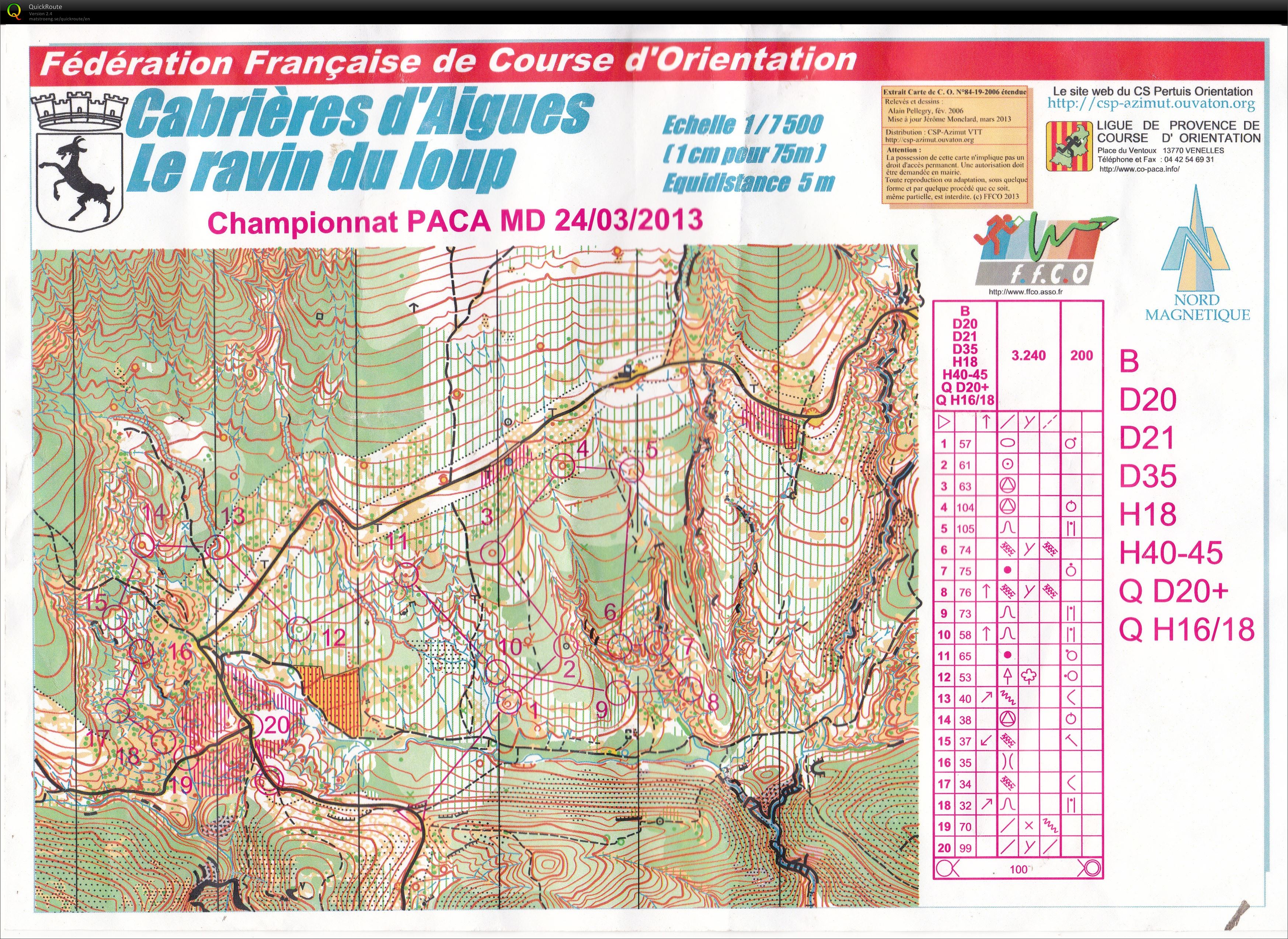 CL MD Cabrières d'Aigues (24/03/2013)