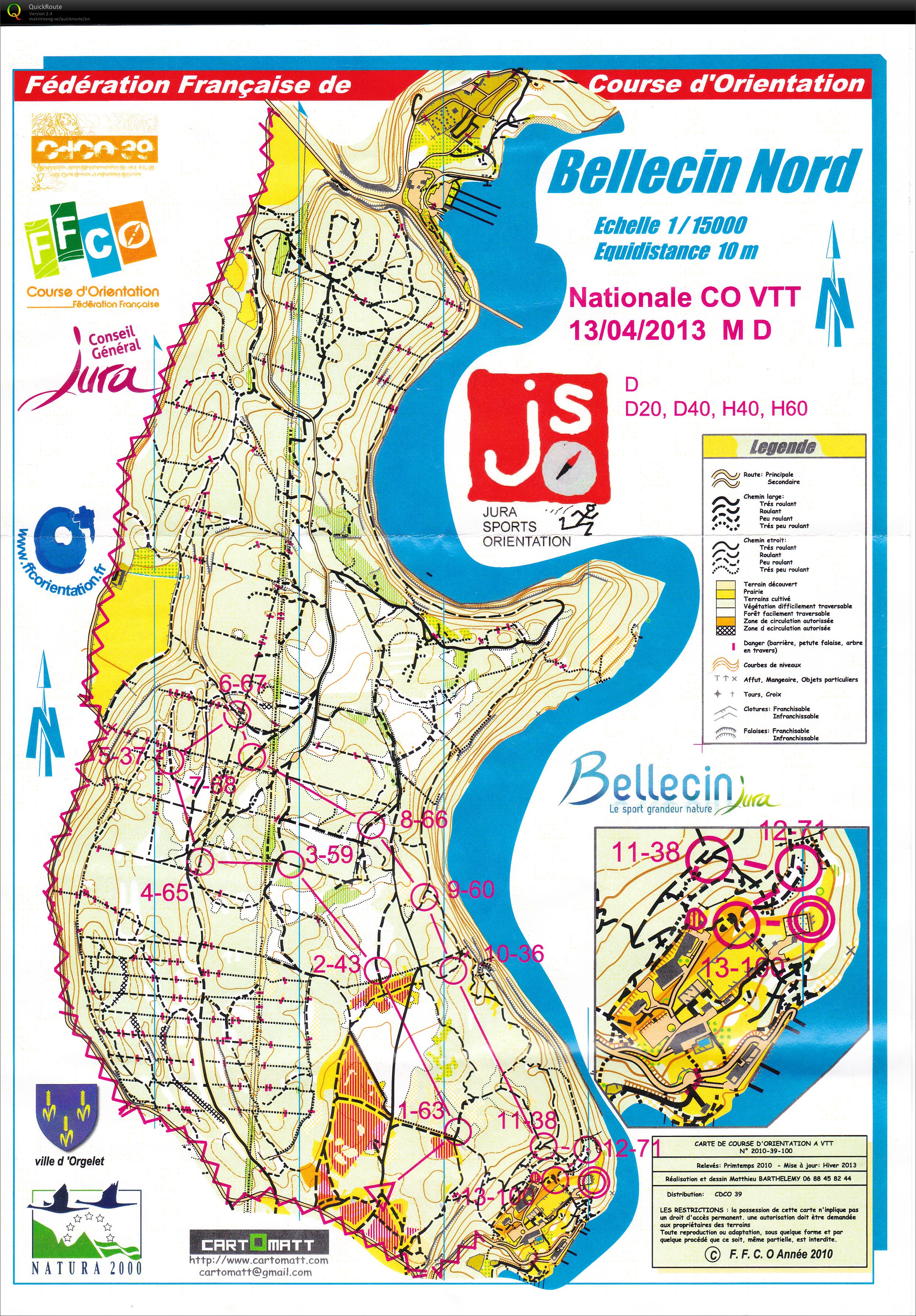 Nationale VTT'O MD Bellecin Jura (2013-04-13)