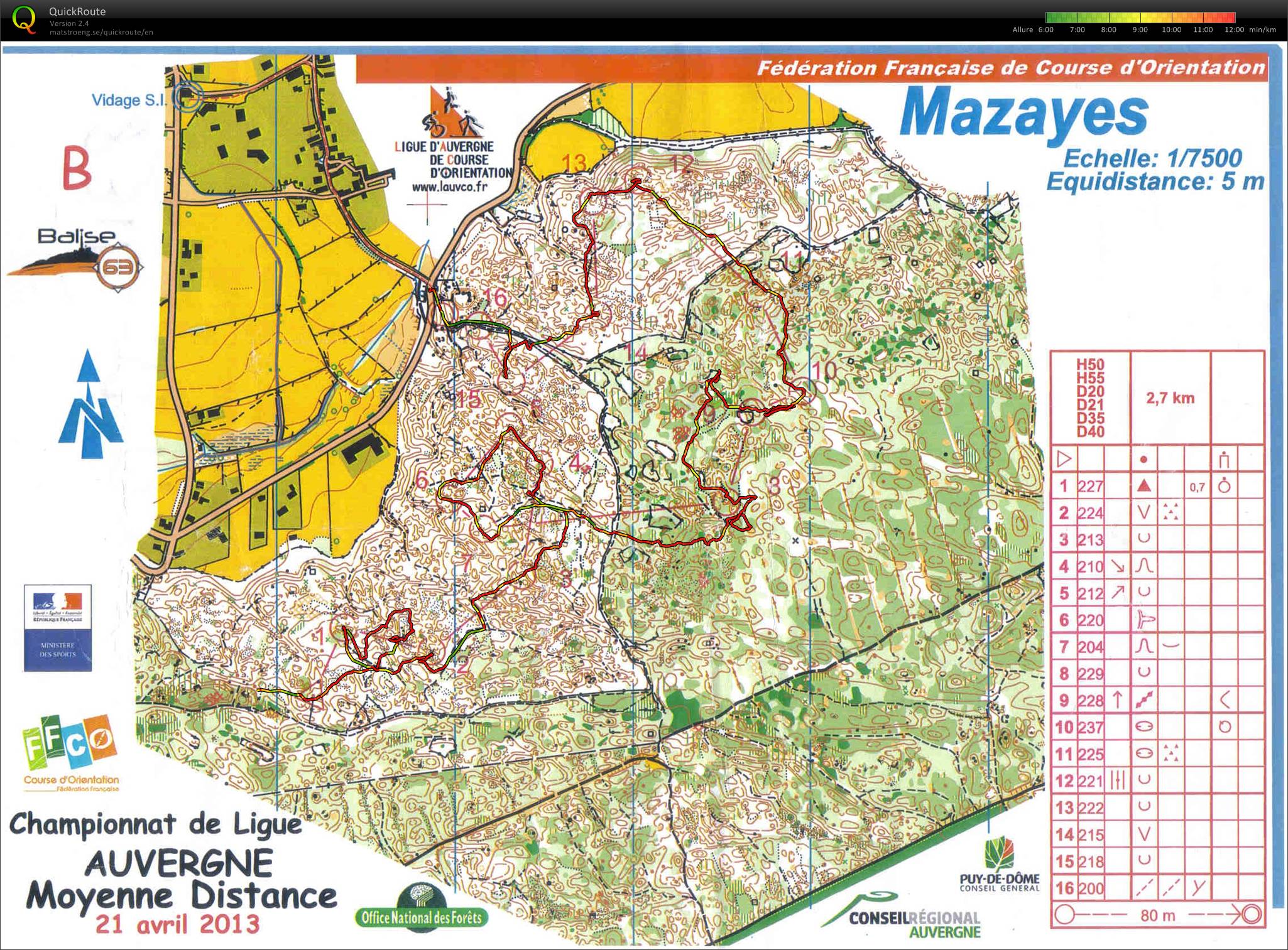 Championnat de L. Auvergne MD  (2013-04-21)