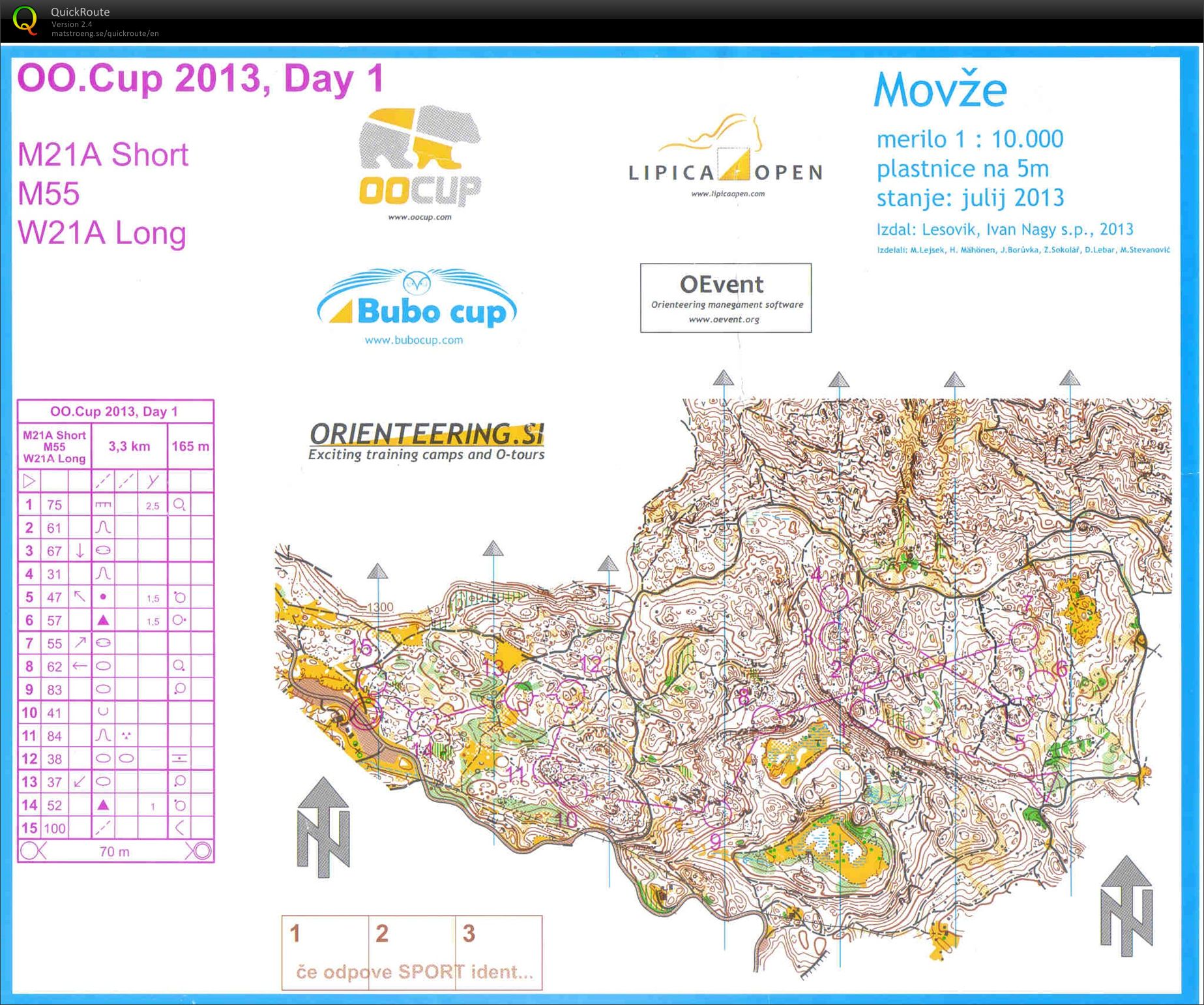 OO Cup - Etape 1 (26/07/2013)