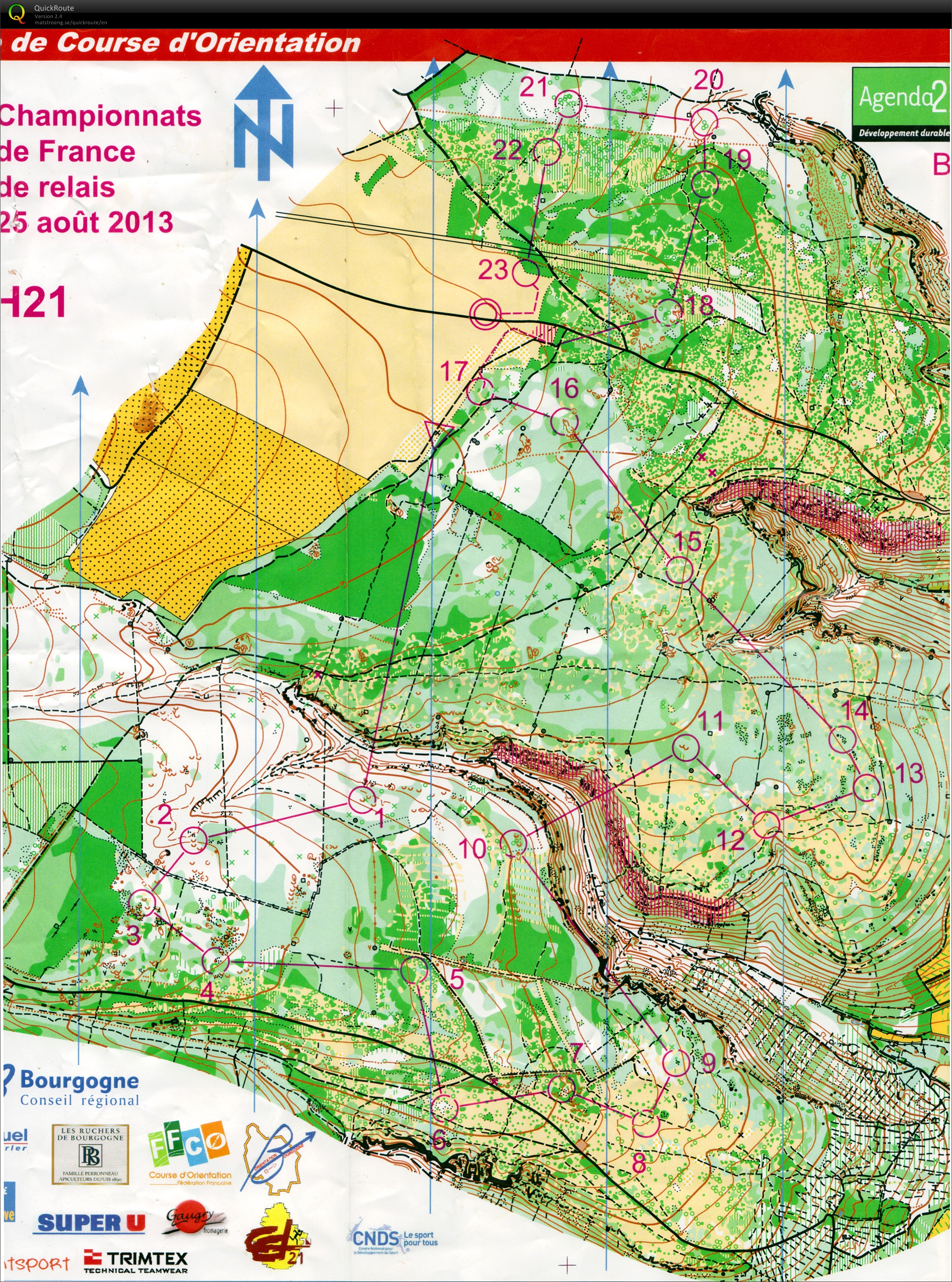 Championnats de France 2013  //  Relais (25/08/2013)