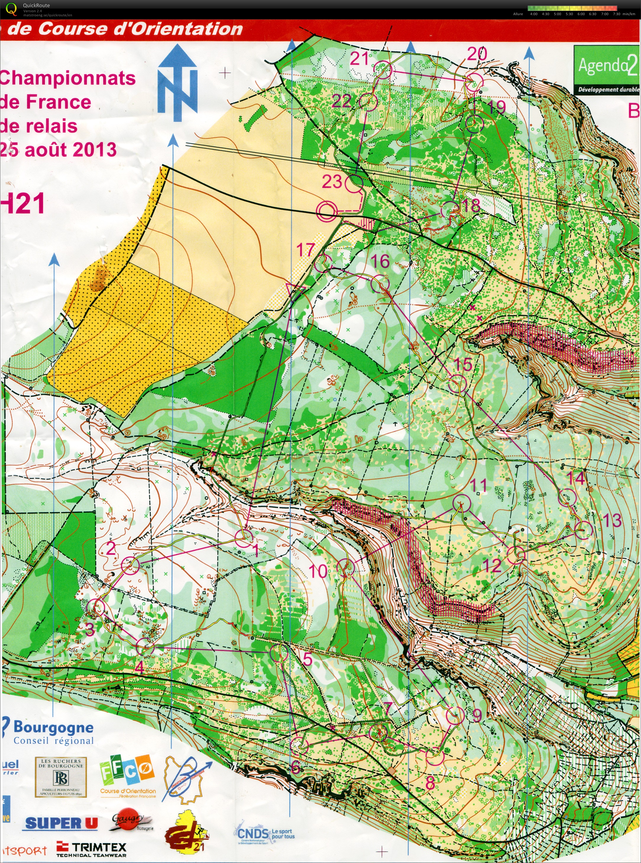 Championnats de France 2013  //  Relais (25.08.2013)