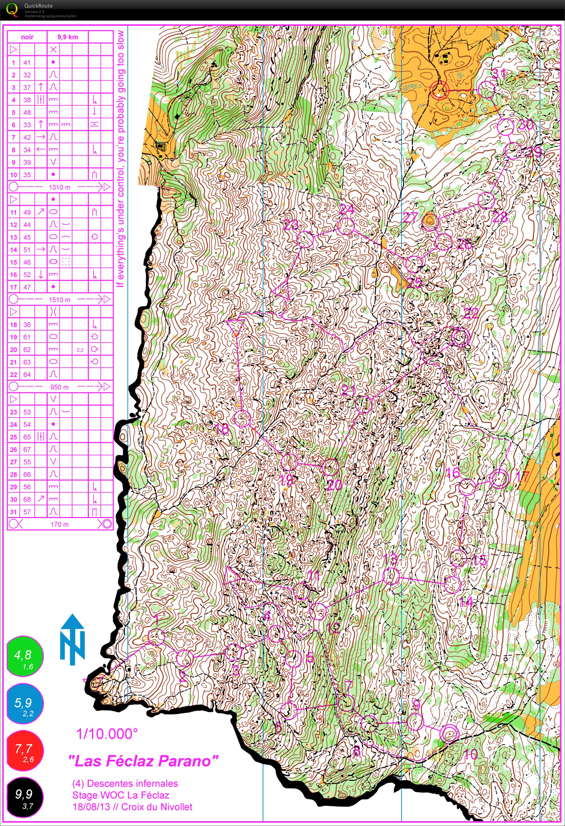 Stage Savoie, Descentes Infernales (18/08/2013)