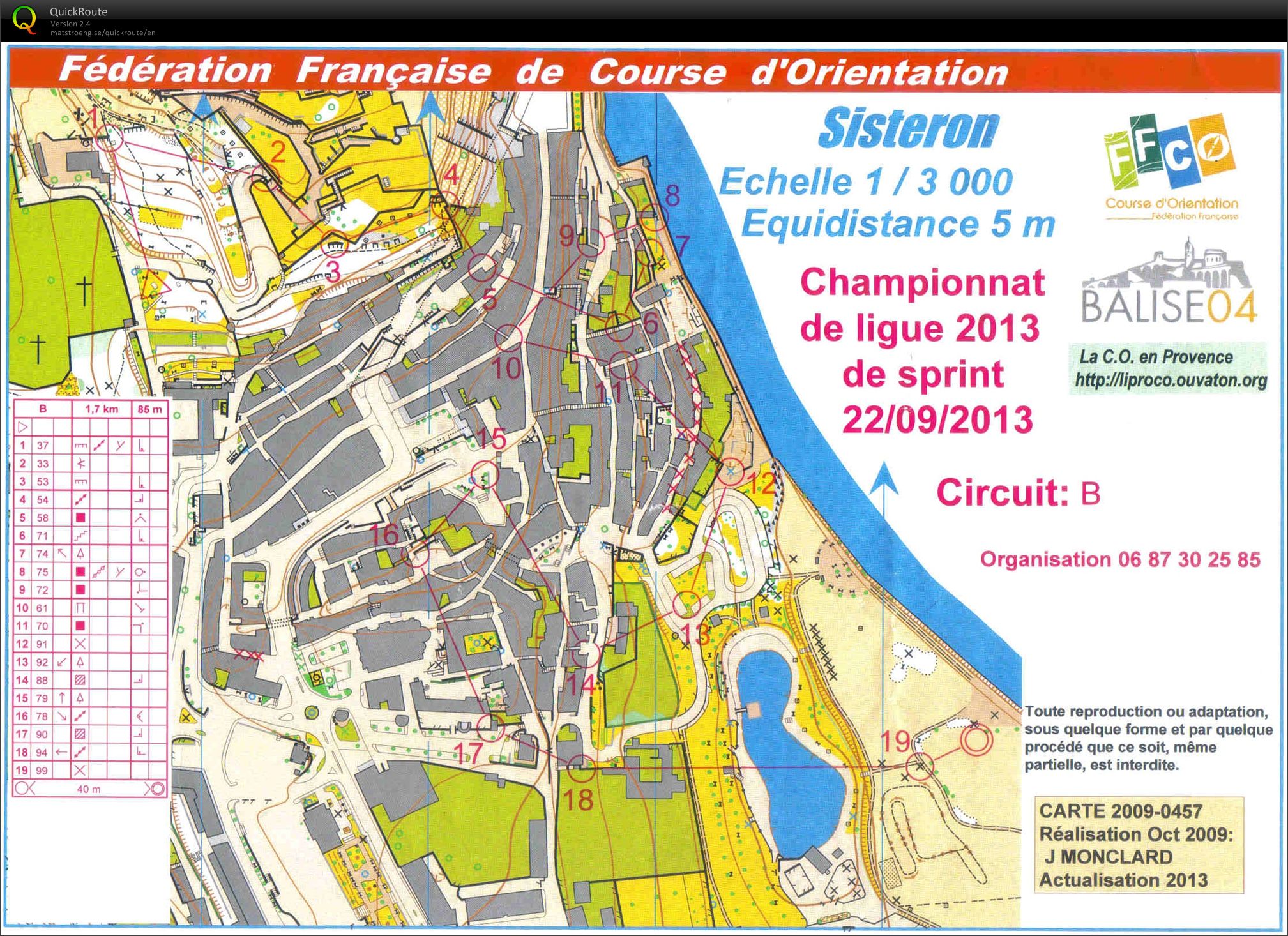 Championnat de Ligue de Sprint (22/09/2013)