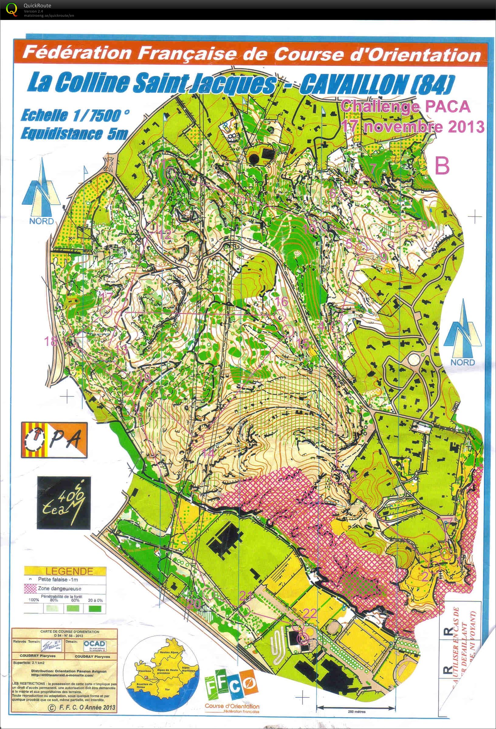 Challenge PACA n°10 - Cavaillon (17/11/2013)