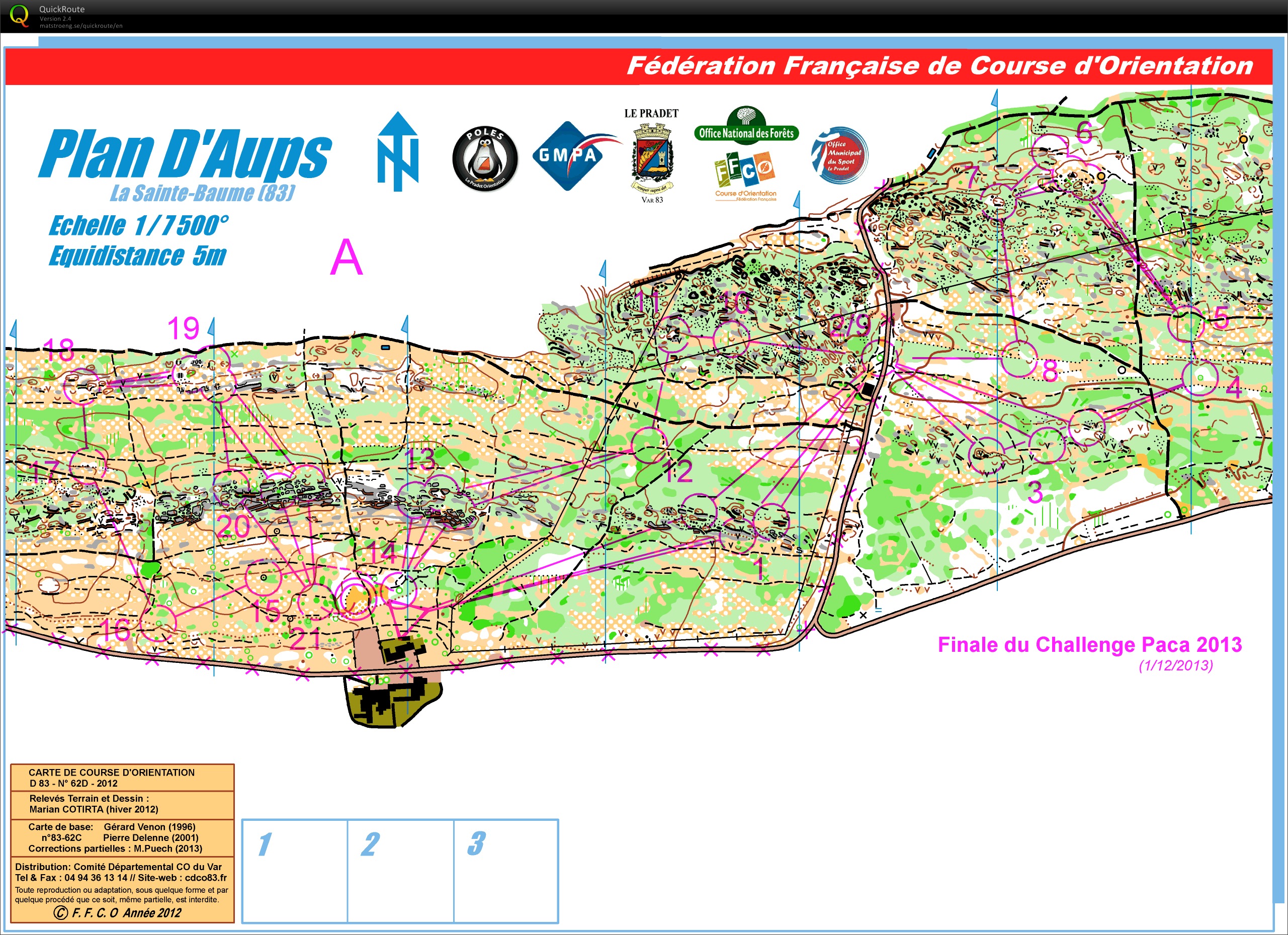 Test Finale Paca - circuit A (30.11.2013)