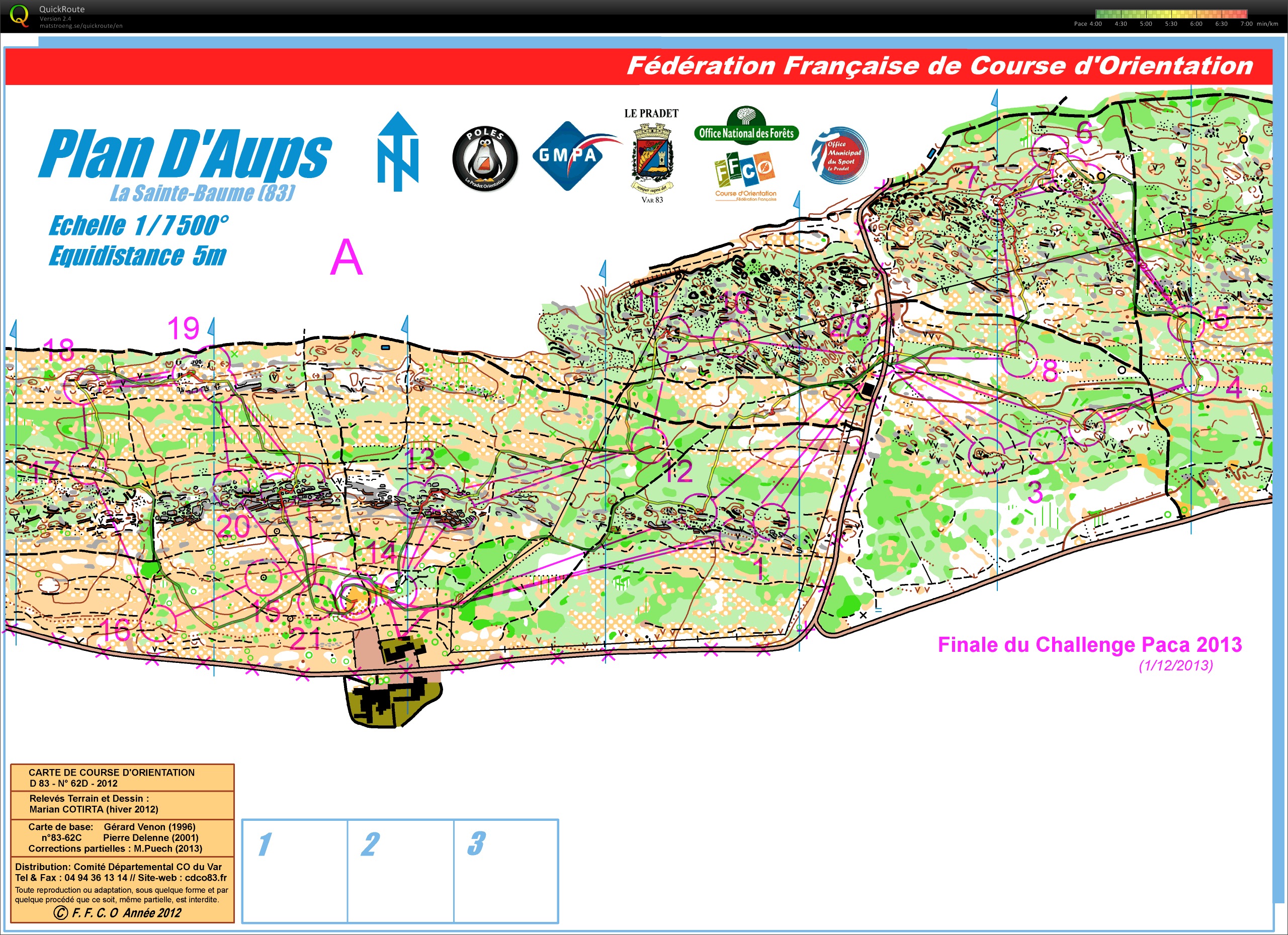 Test Finale Paca - circuit A (30.11.2013)