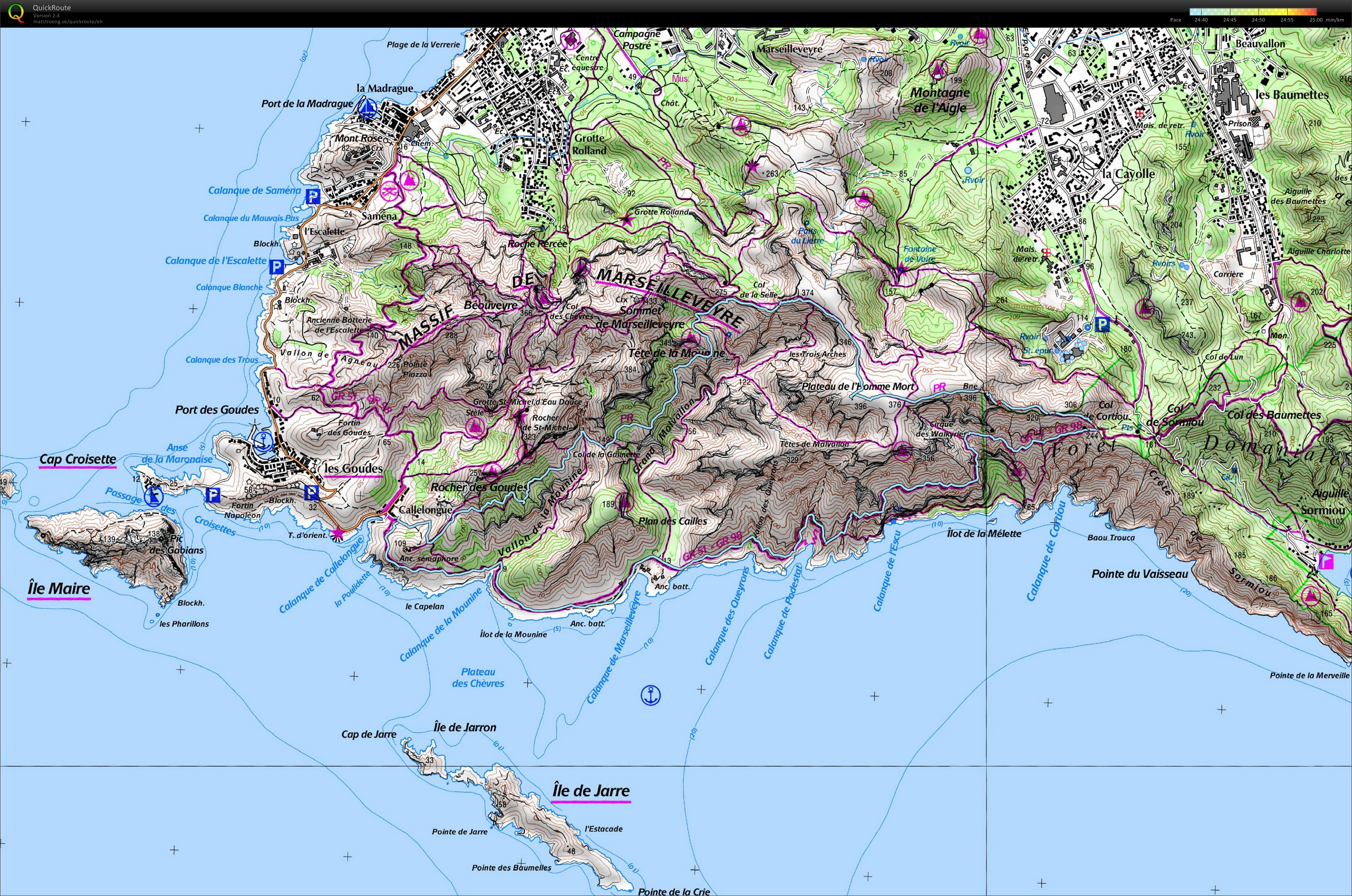 Gre South // Long Jog Calanques (13.03.2014)