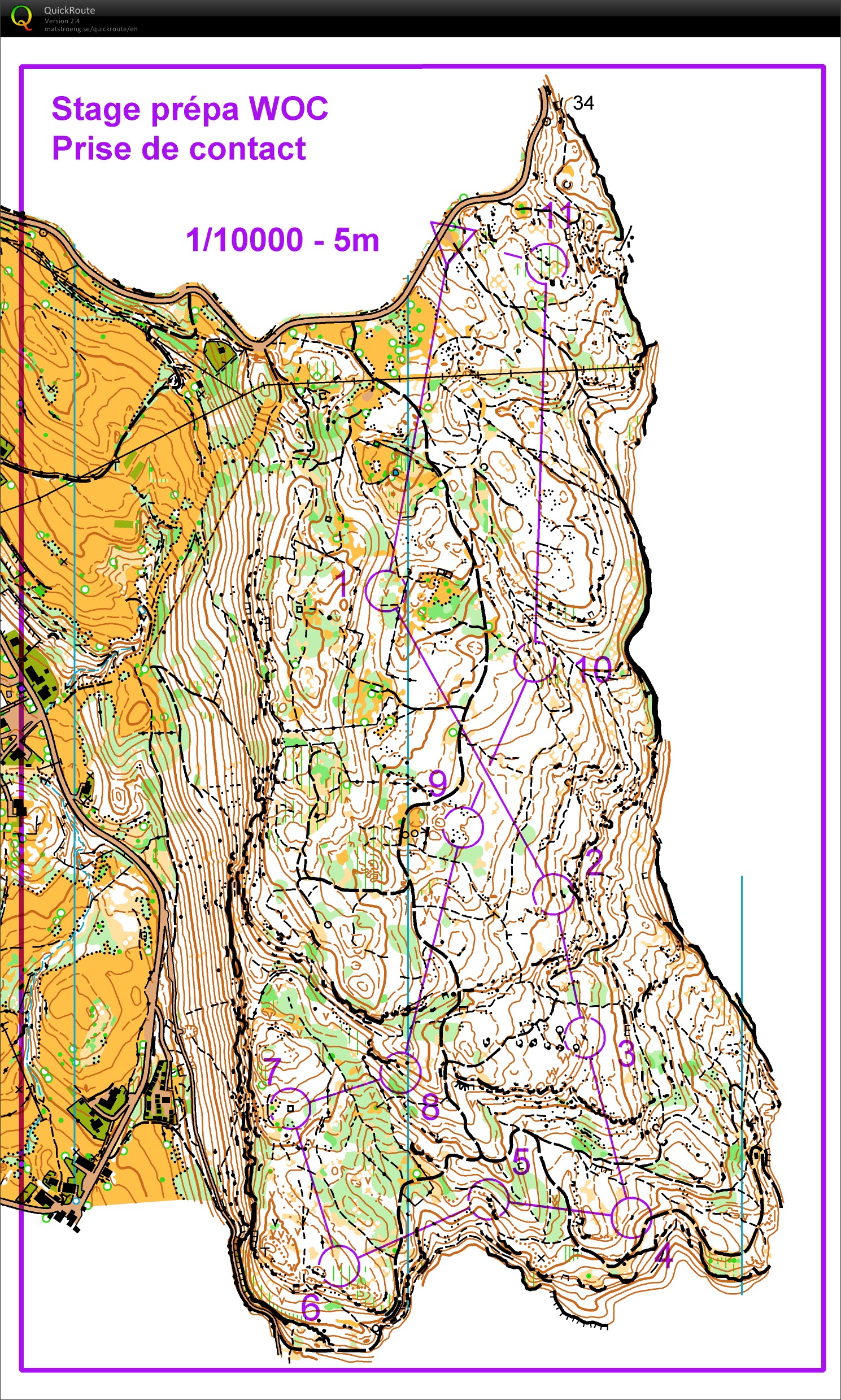 Stage FFCO prépa WOC Italie // (1) Contact (16-05-2014)