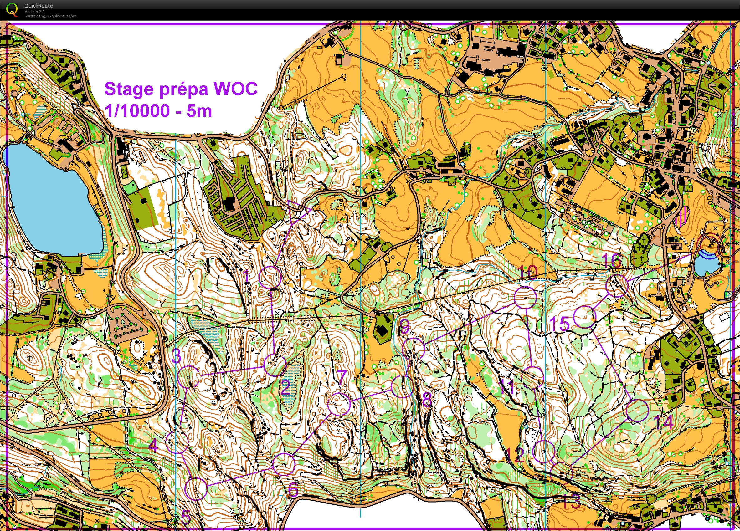 Stage FFCO prépa WOC Italie // (5) Petite CO + gainage (2014-05-18)