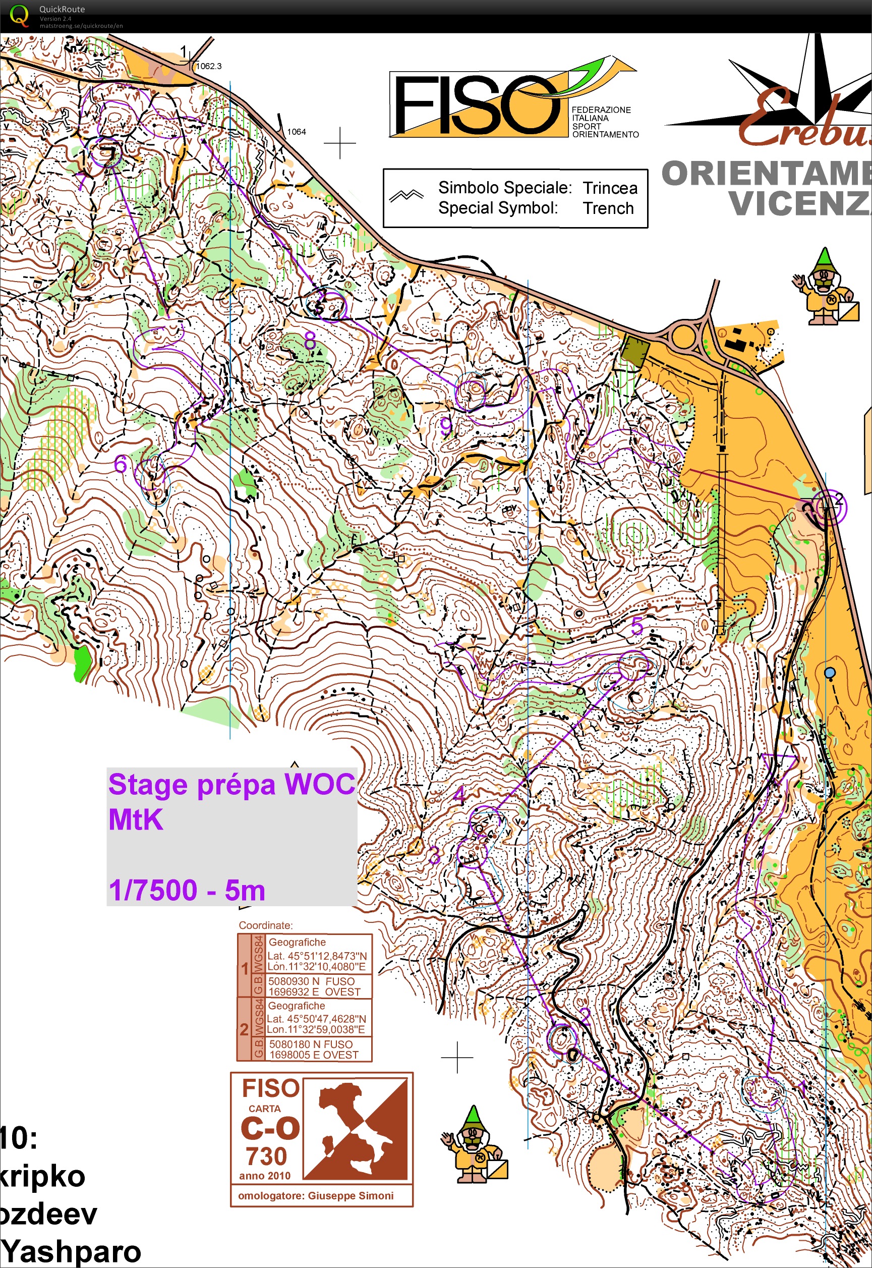 Stage FFCO prépa WOC Italie // (6) mTk (17/05/2014)