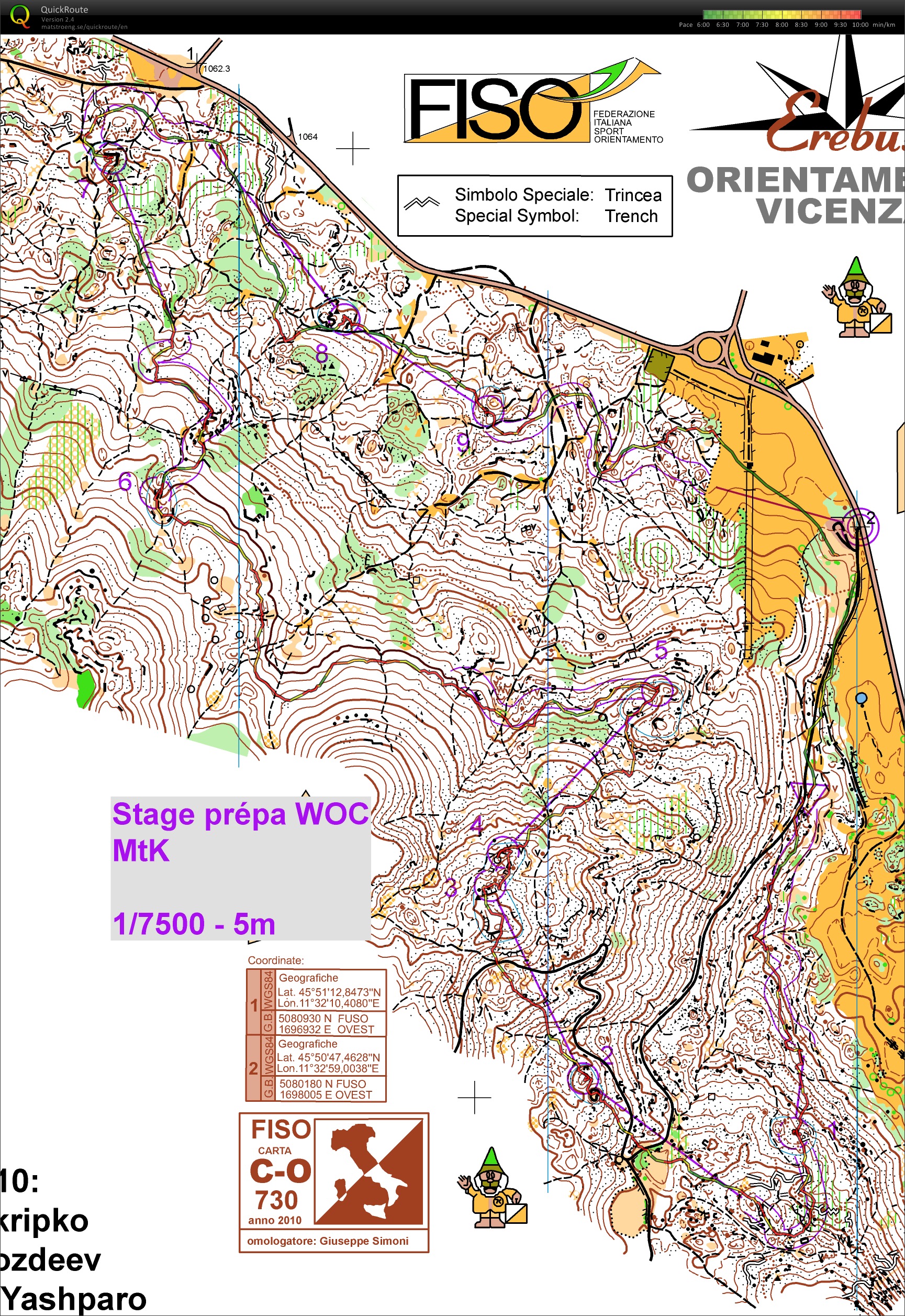 Stage FFCO prépa WOC Italie // (6) mTk (17/05/2014)