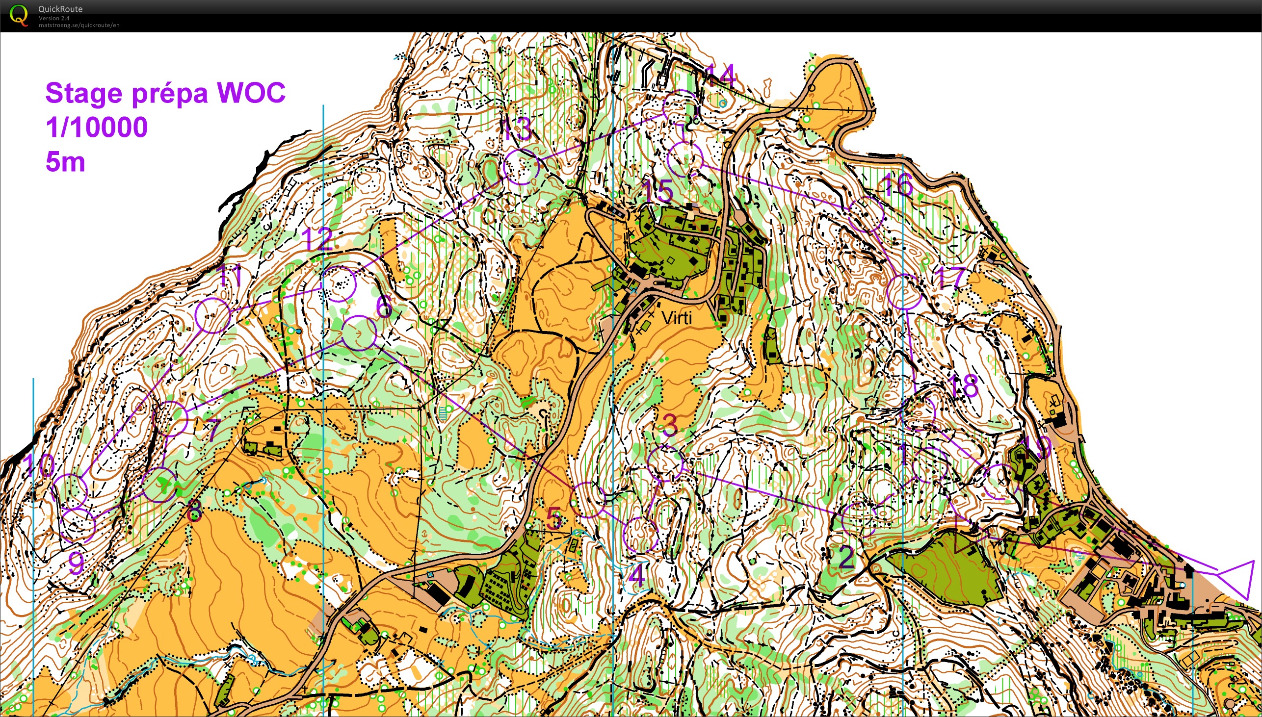 Stage FFCO prépa WOC Italie // (10) MD (2014-05-21)