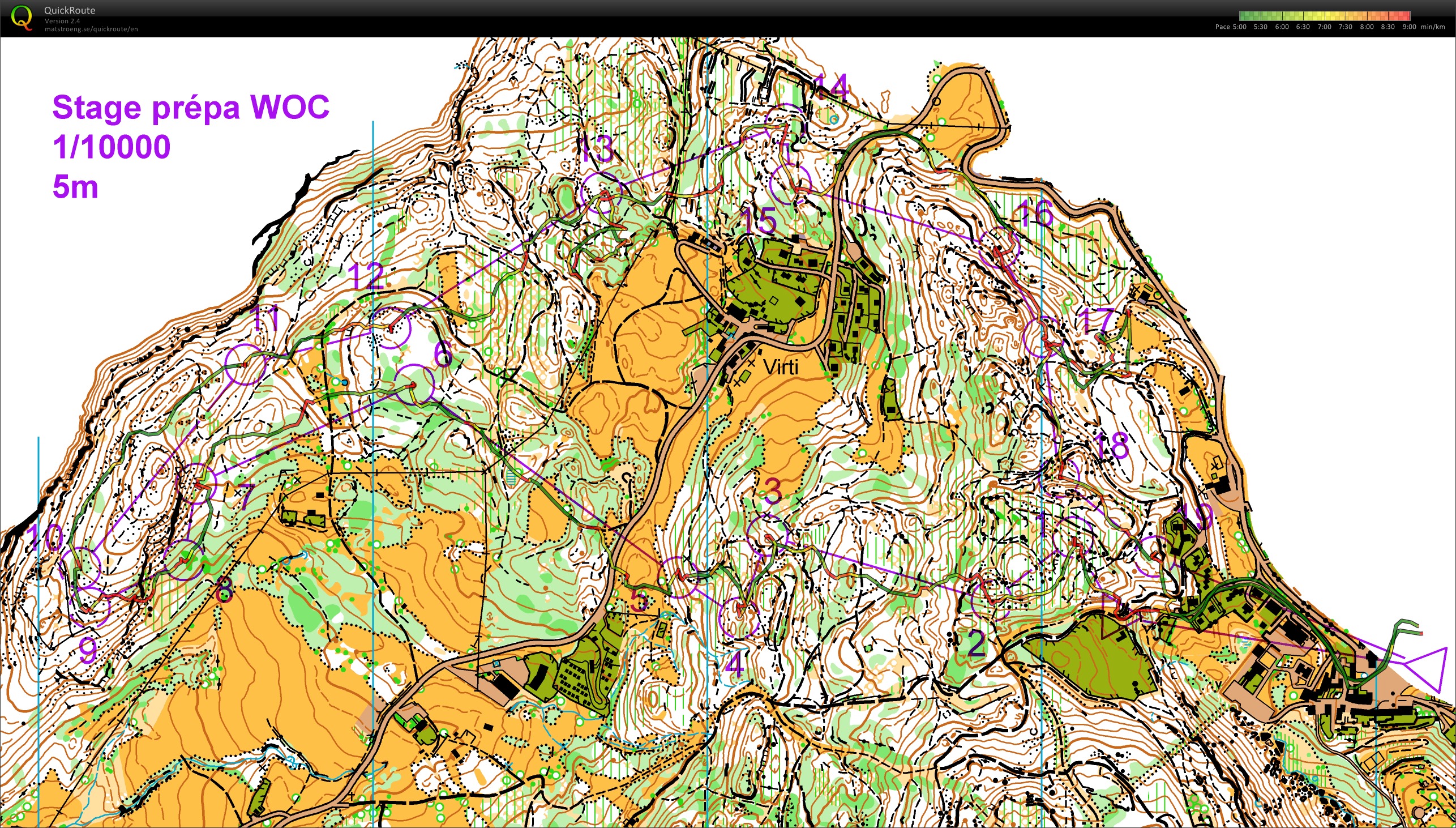 Stage FFCO prépa WOC Italie // (10) MD (21.05.2014)