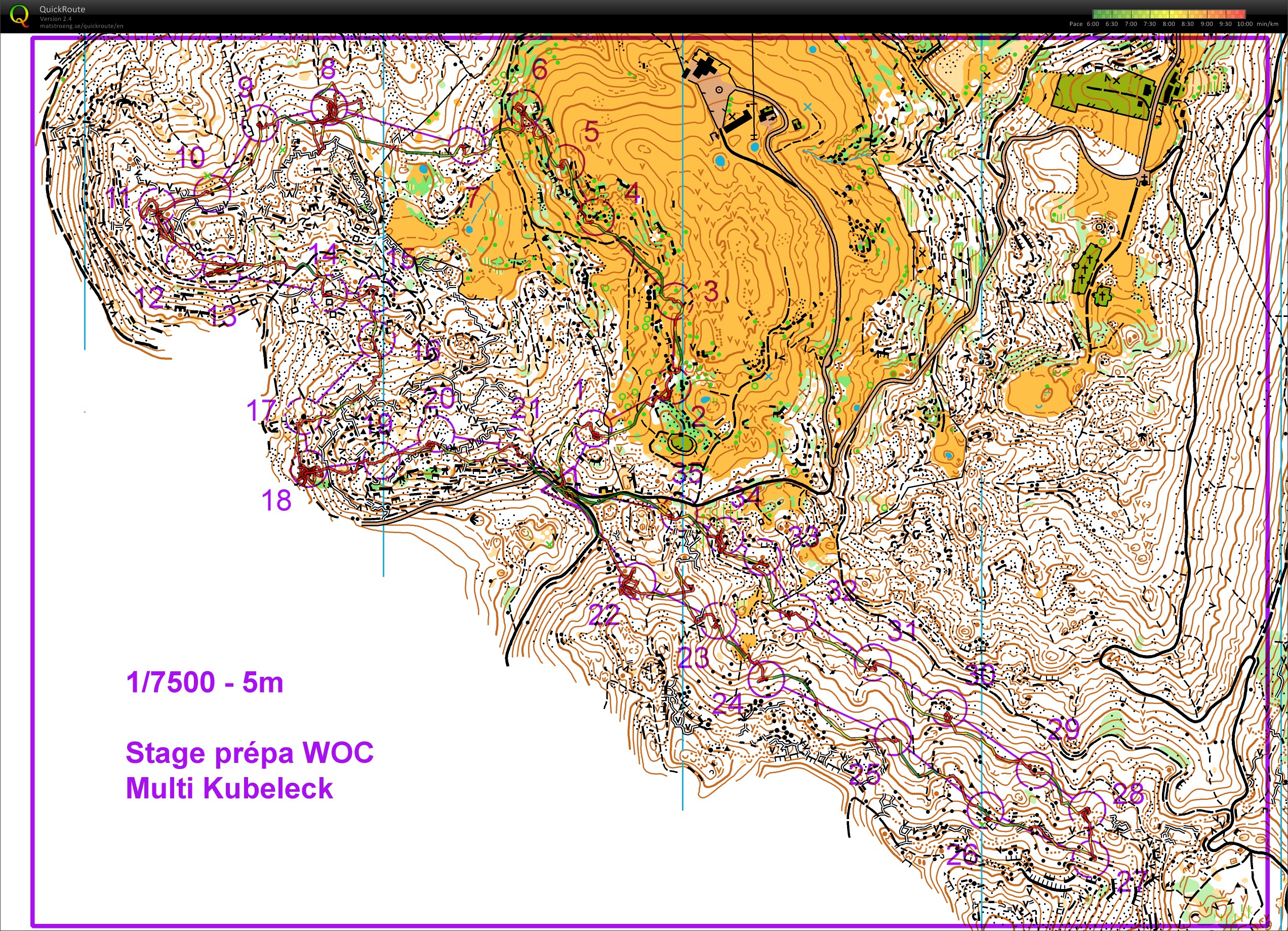 Stage FFCO prépa WOC Italie // (11) Multiposte (19-05-2014)