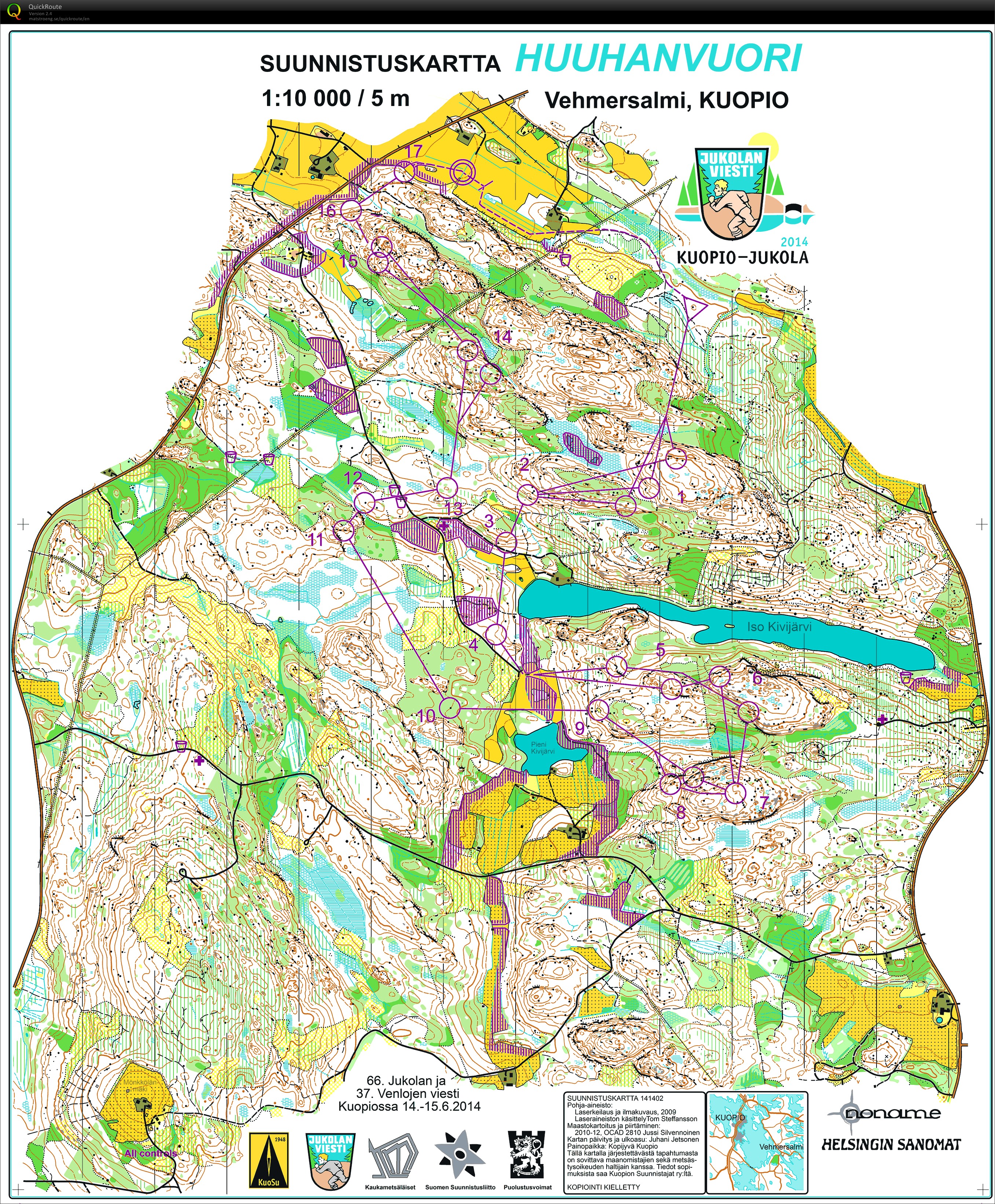 Jukolan Viesti 5. os (15-06-2014)