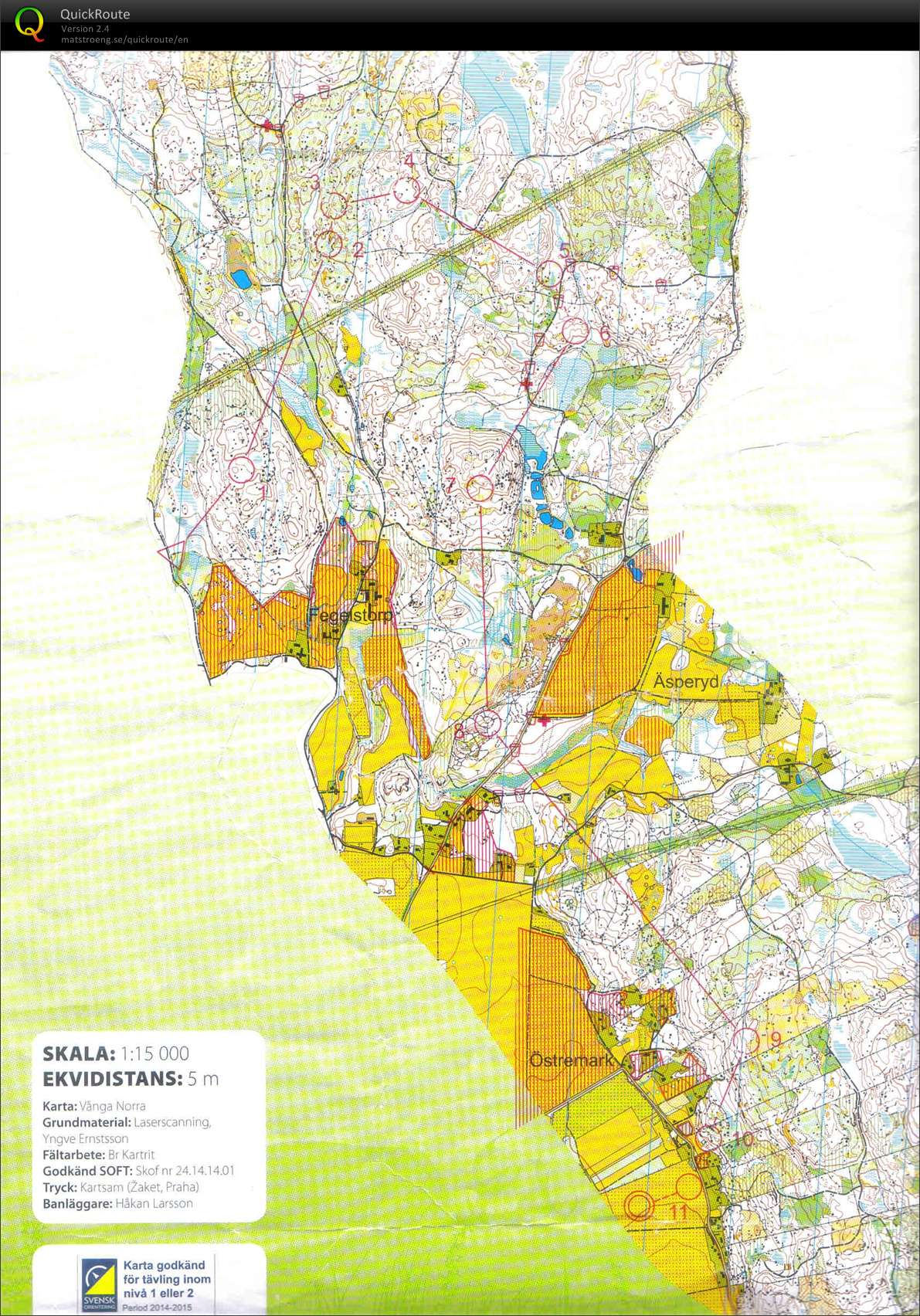 O-Ringen 2014 Etape 2 (21.07.2014)