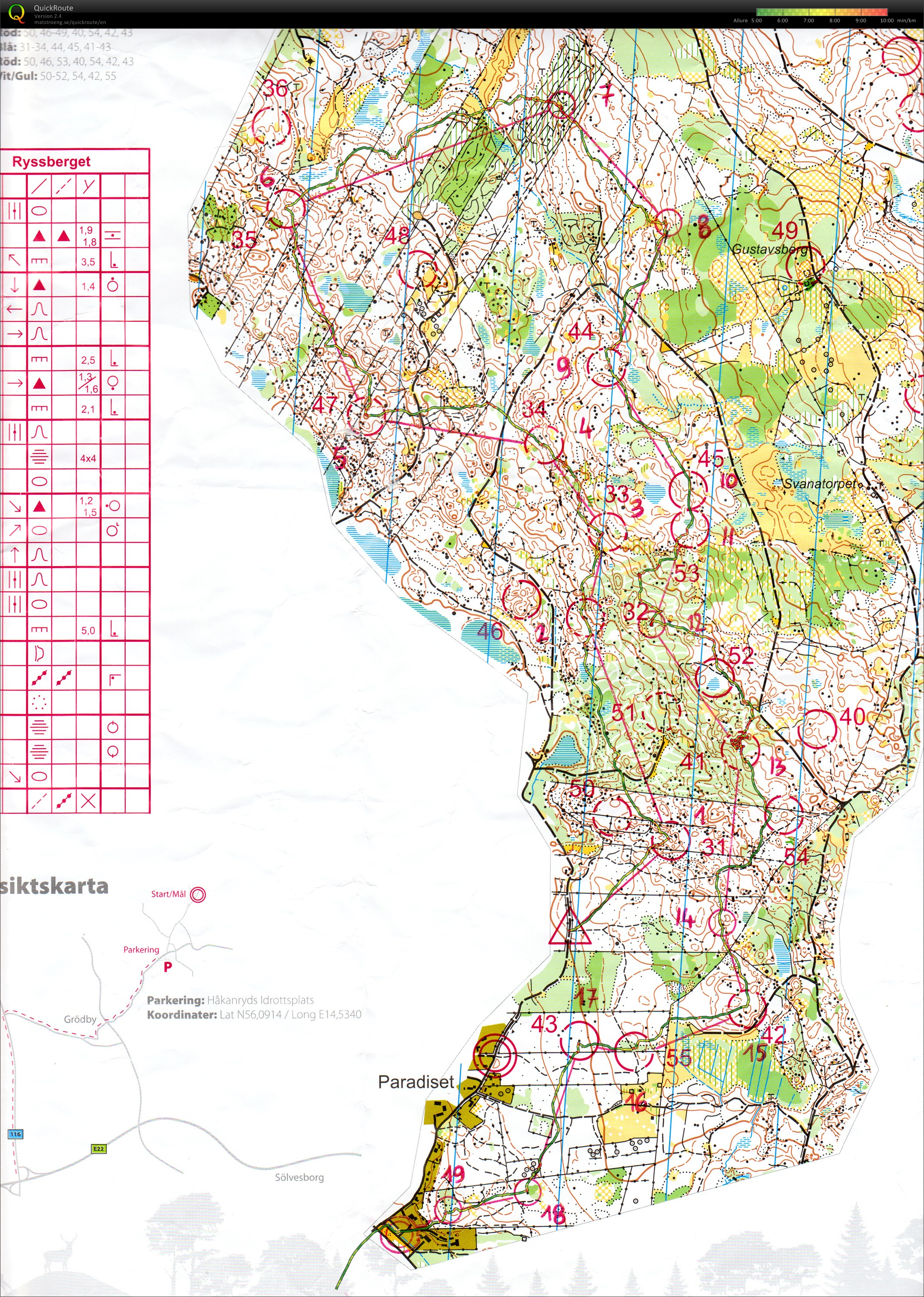 O-Ringen Skåne 2014 // träning2 (18/07/2014)