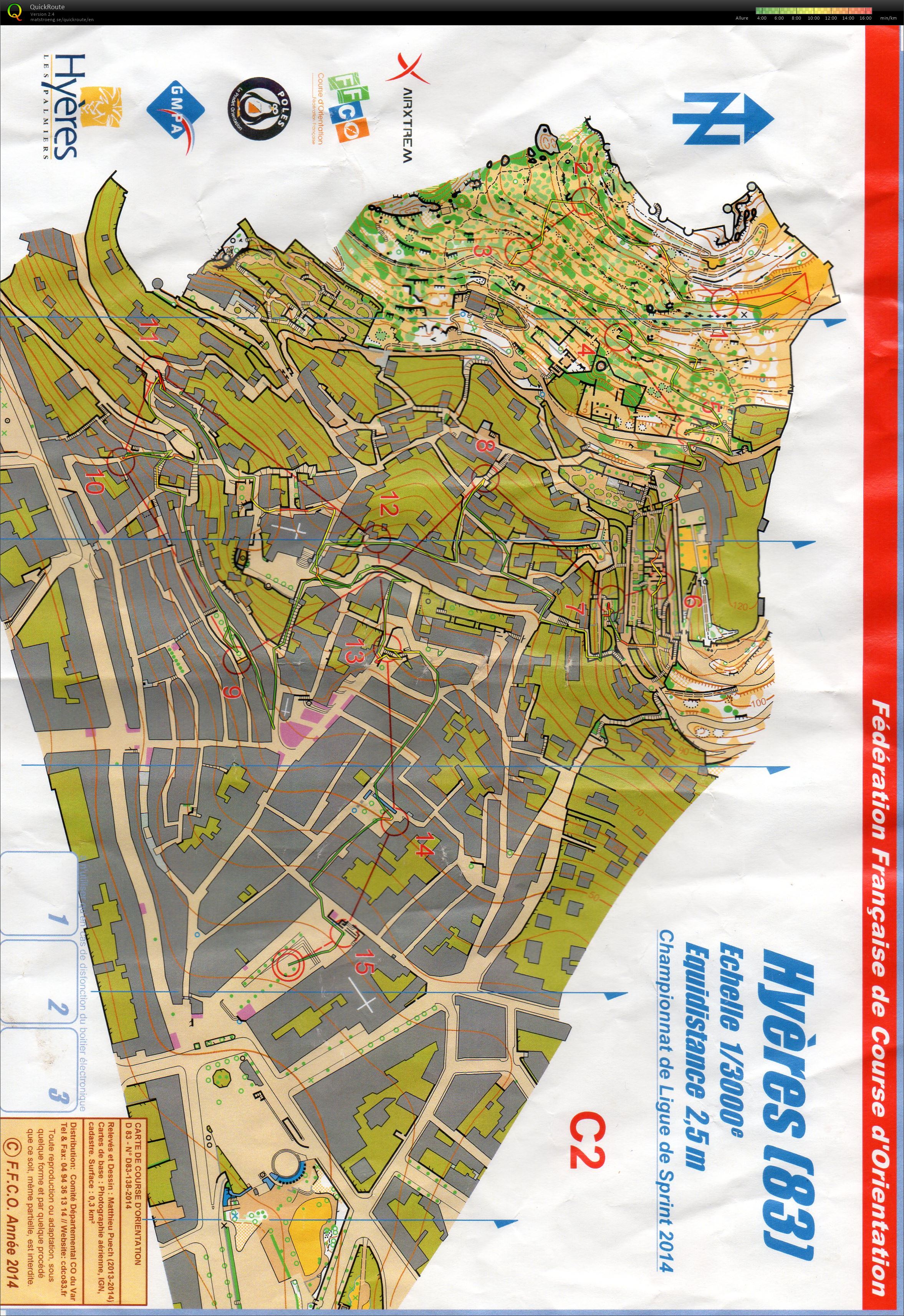 Champ. Ligue Sprint Hyère (manche 2) (21.09.2014)