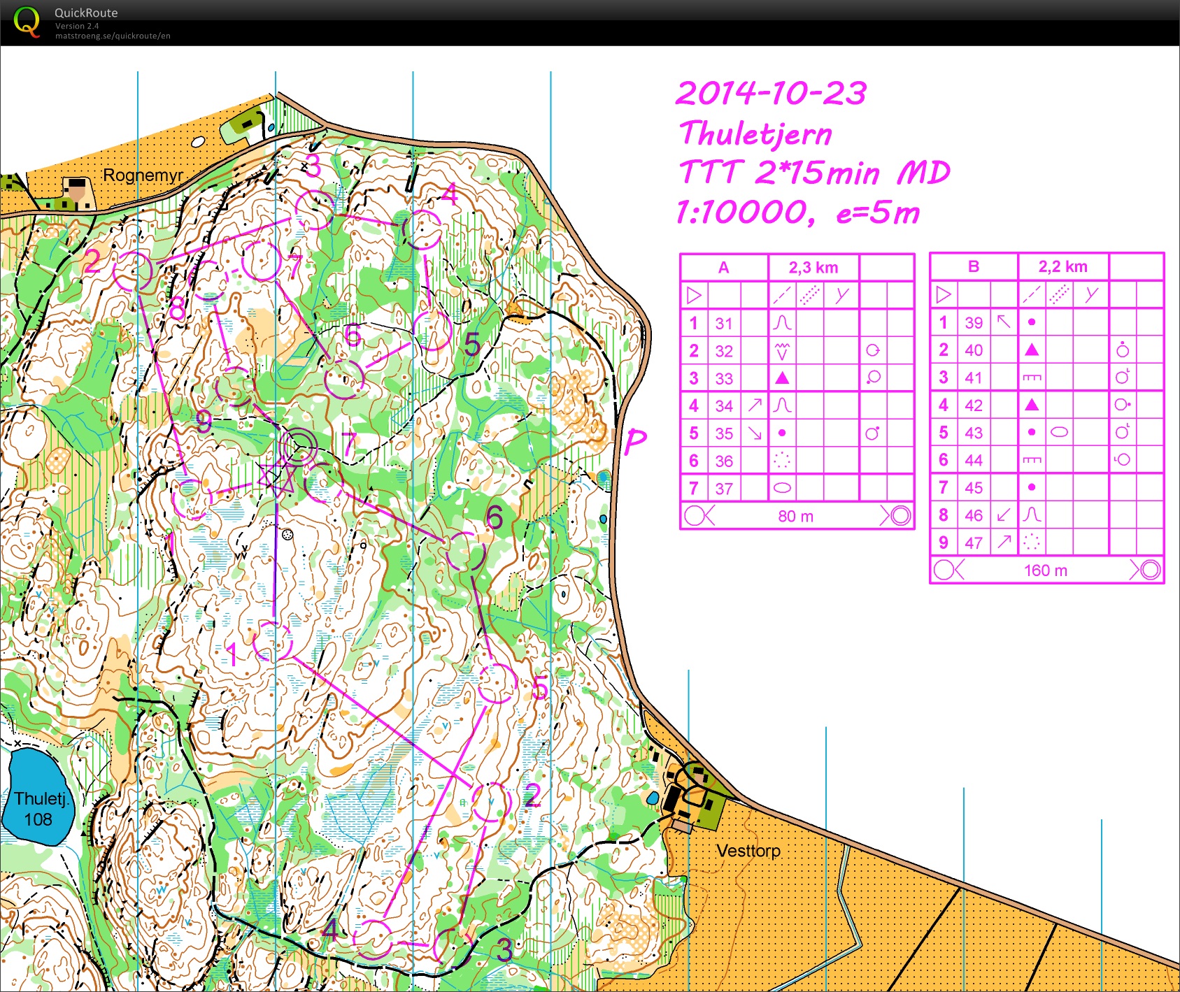 TTT 2xMedel Thuletjern (23/10/2014)