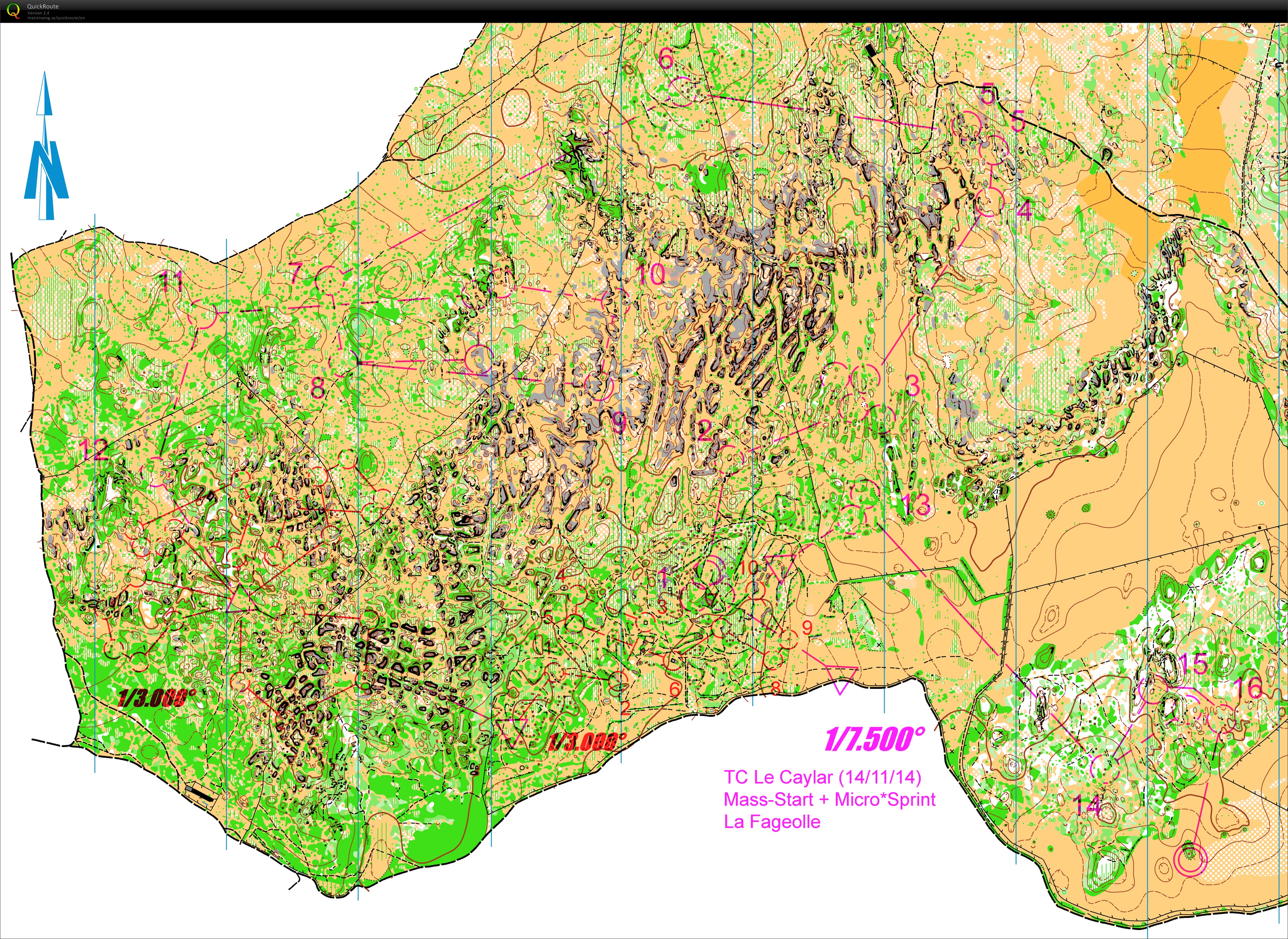 TC Le Caylar / LD forké (+MicroSprints) (14/11/2014)