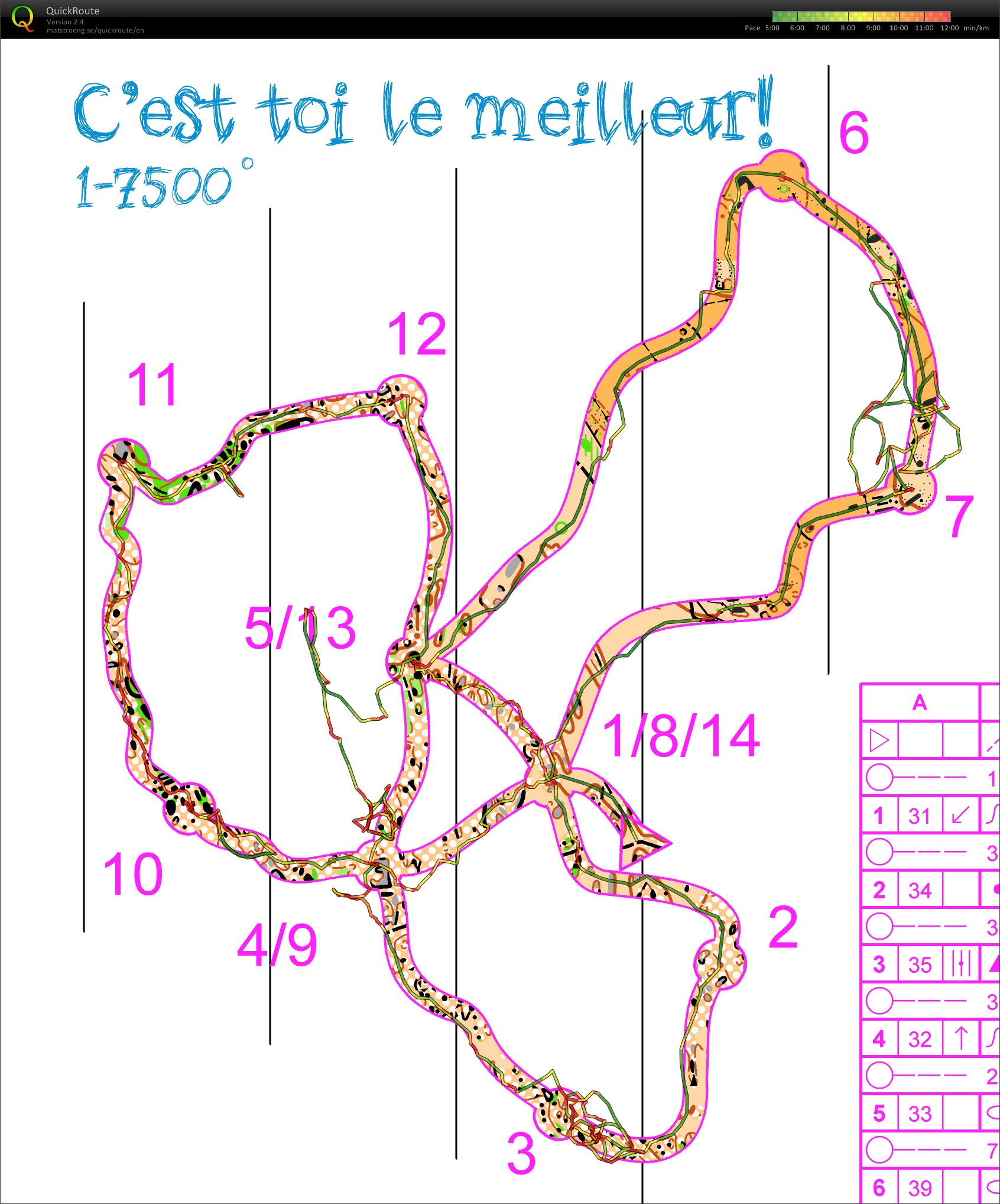 TC Le Caylar / Night Corridor Diamond (15/11/2014)