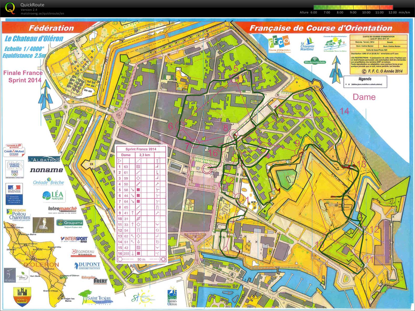 Finale B du CF de Sprint (01-11-2014)