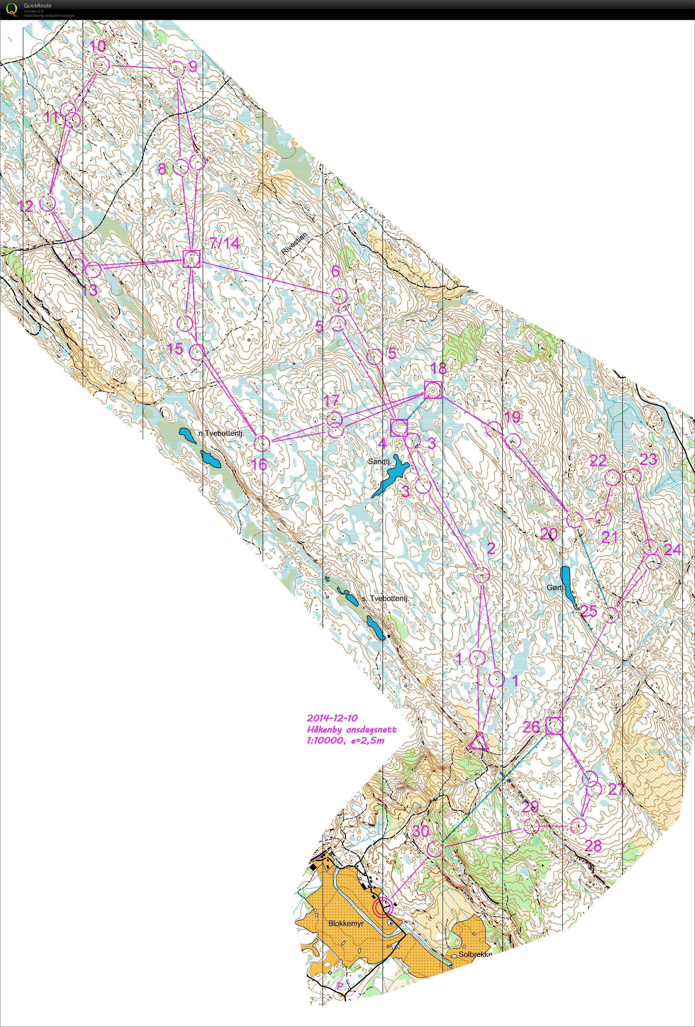 Onsdagsnatt (Håkenby) (10/12/2014)