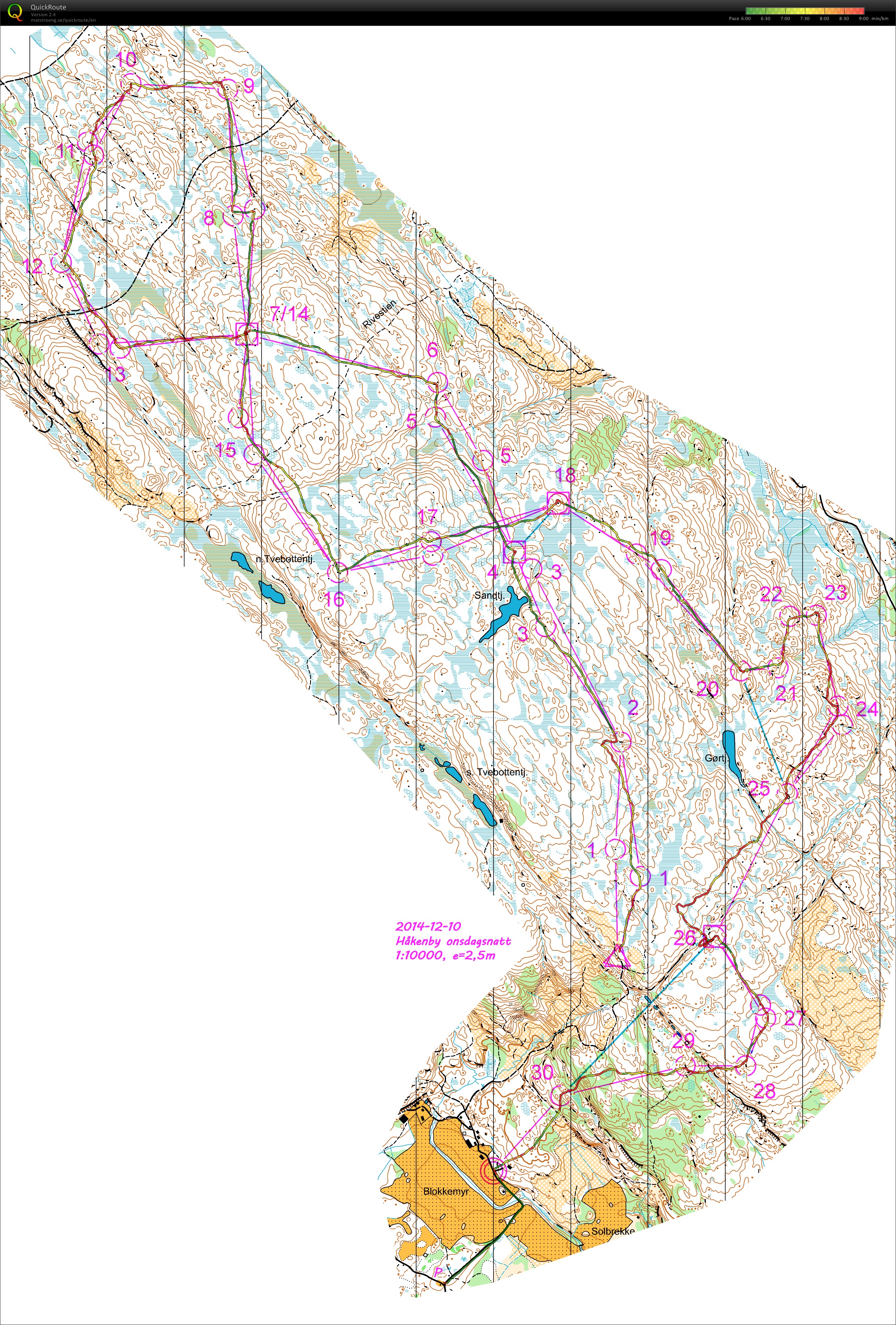 Onsdagsnatt (Håkenby) (10/12/2014)