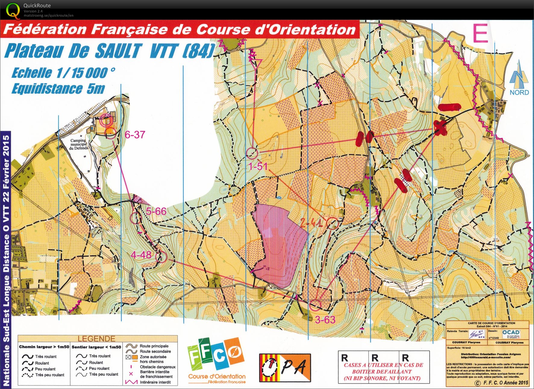 Nationale VTT'O Sault (22/02/2015)