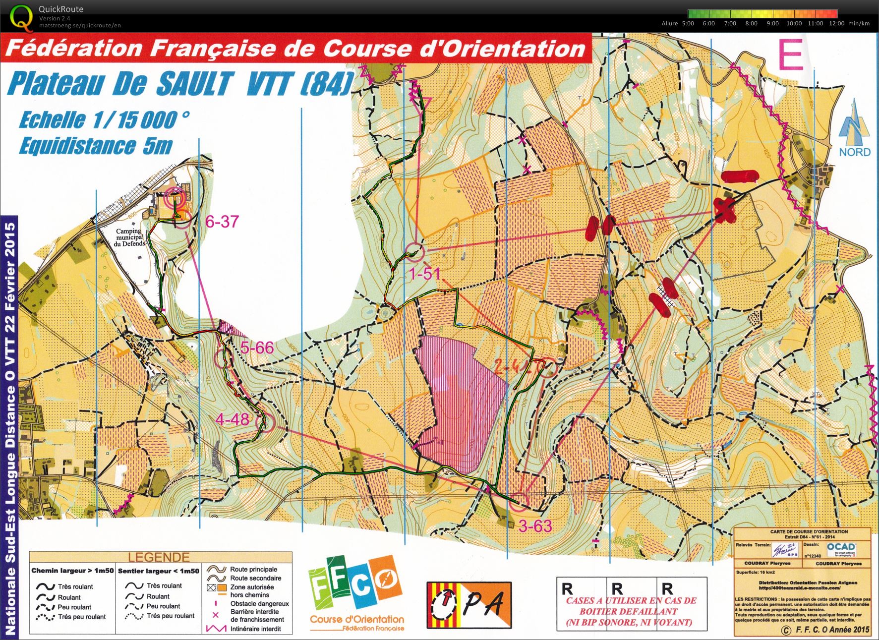 Nationale VTT'O Sault (22/02/2015)