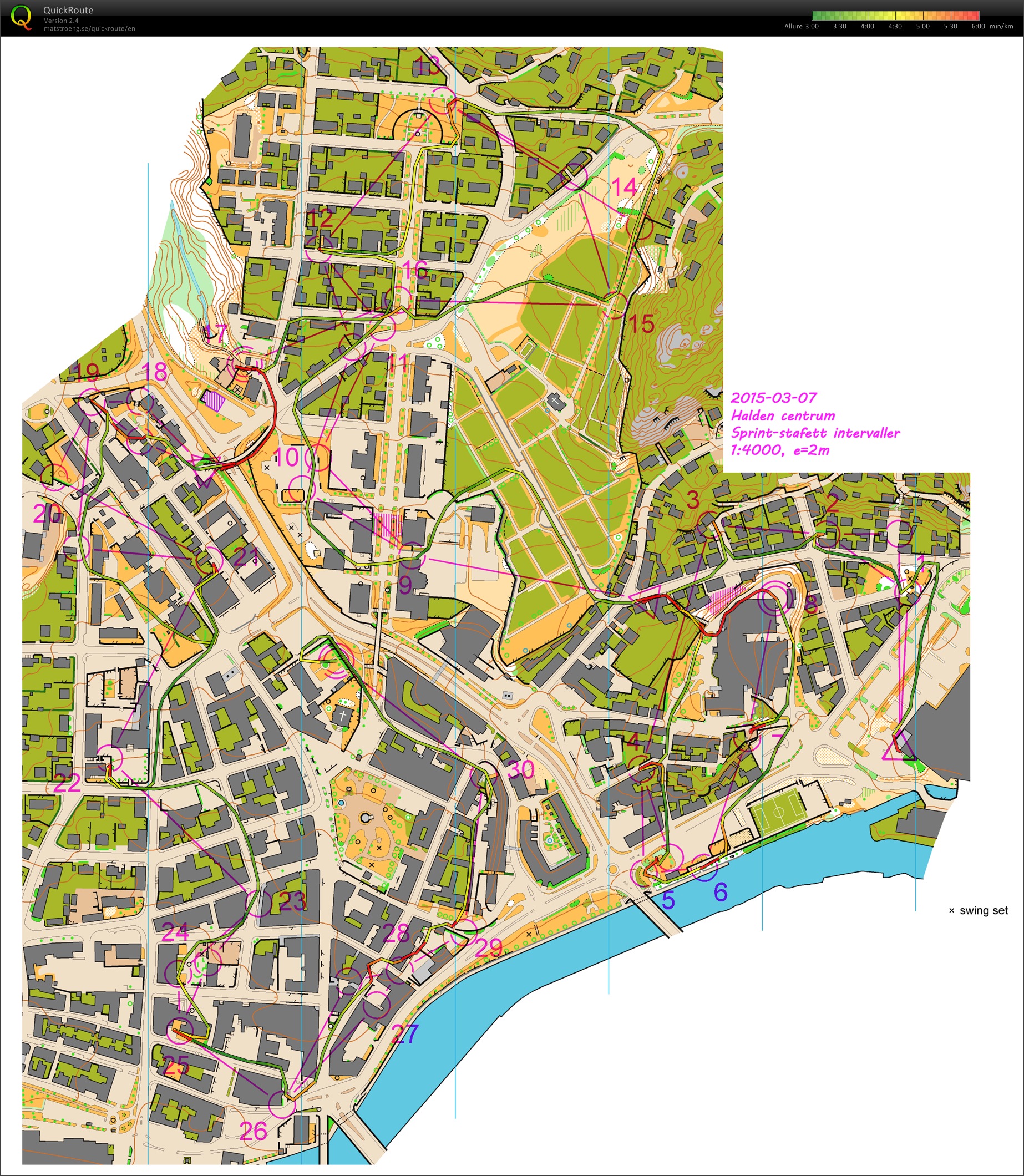 Sprint stafett intervaller (07.03.2015)