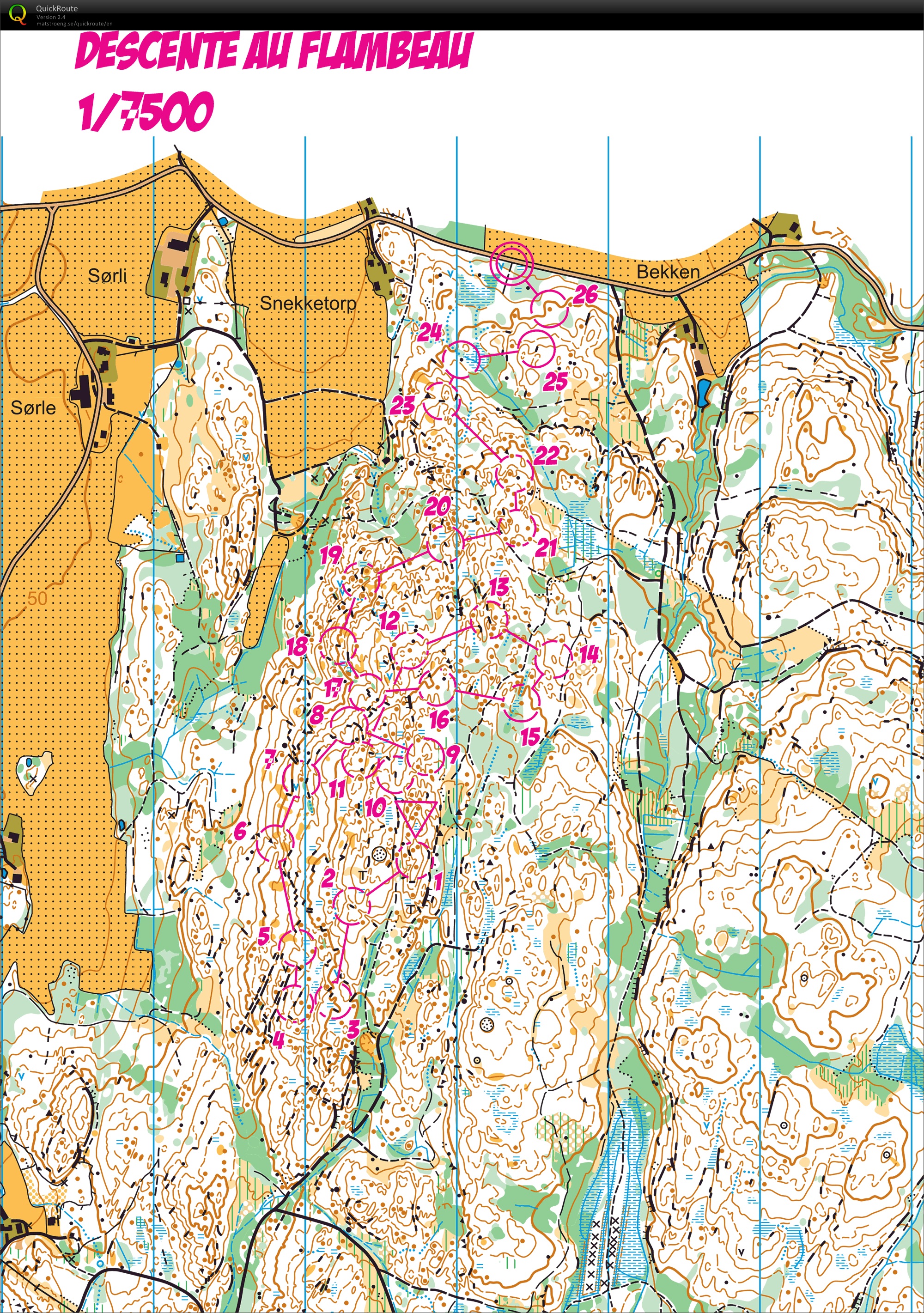 Descente au Flambeau (20/03/2015)