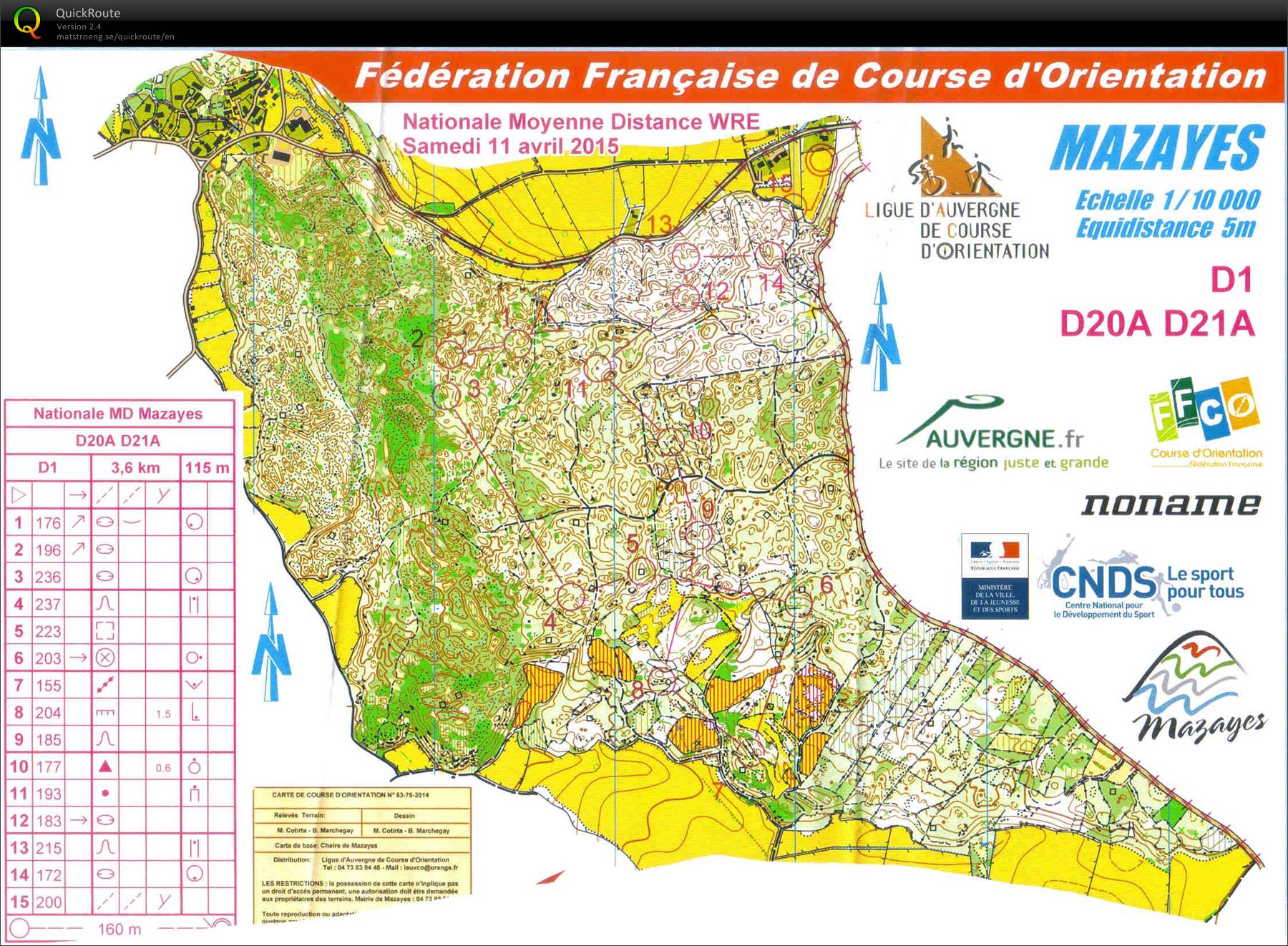 Nationale MD Auvergne 2015 (11.04.2015)