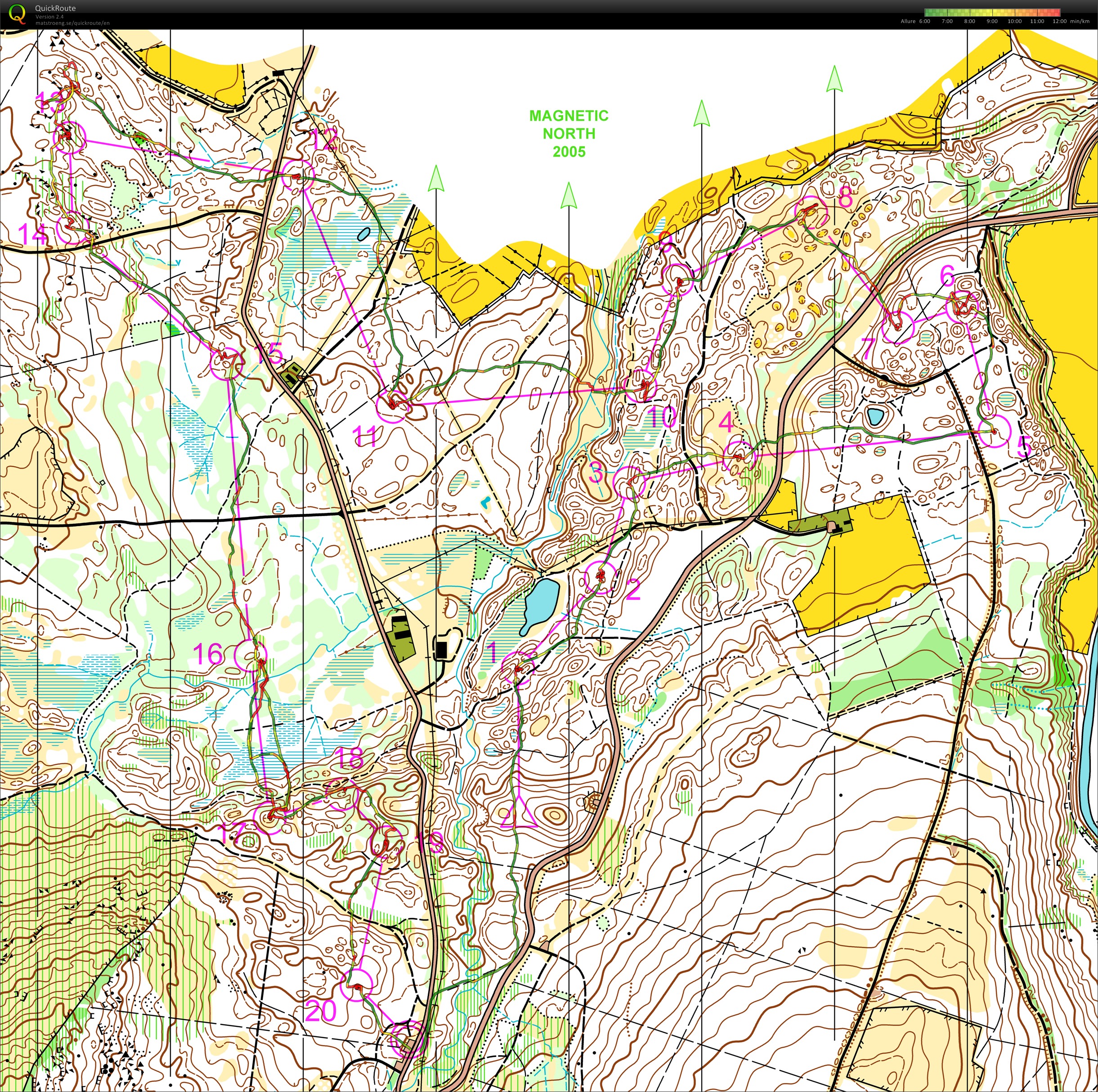 FFCO prépa WOC Écosse // 1) pose MD (19.04.2015)