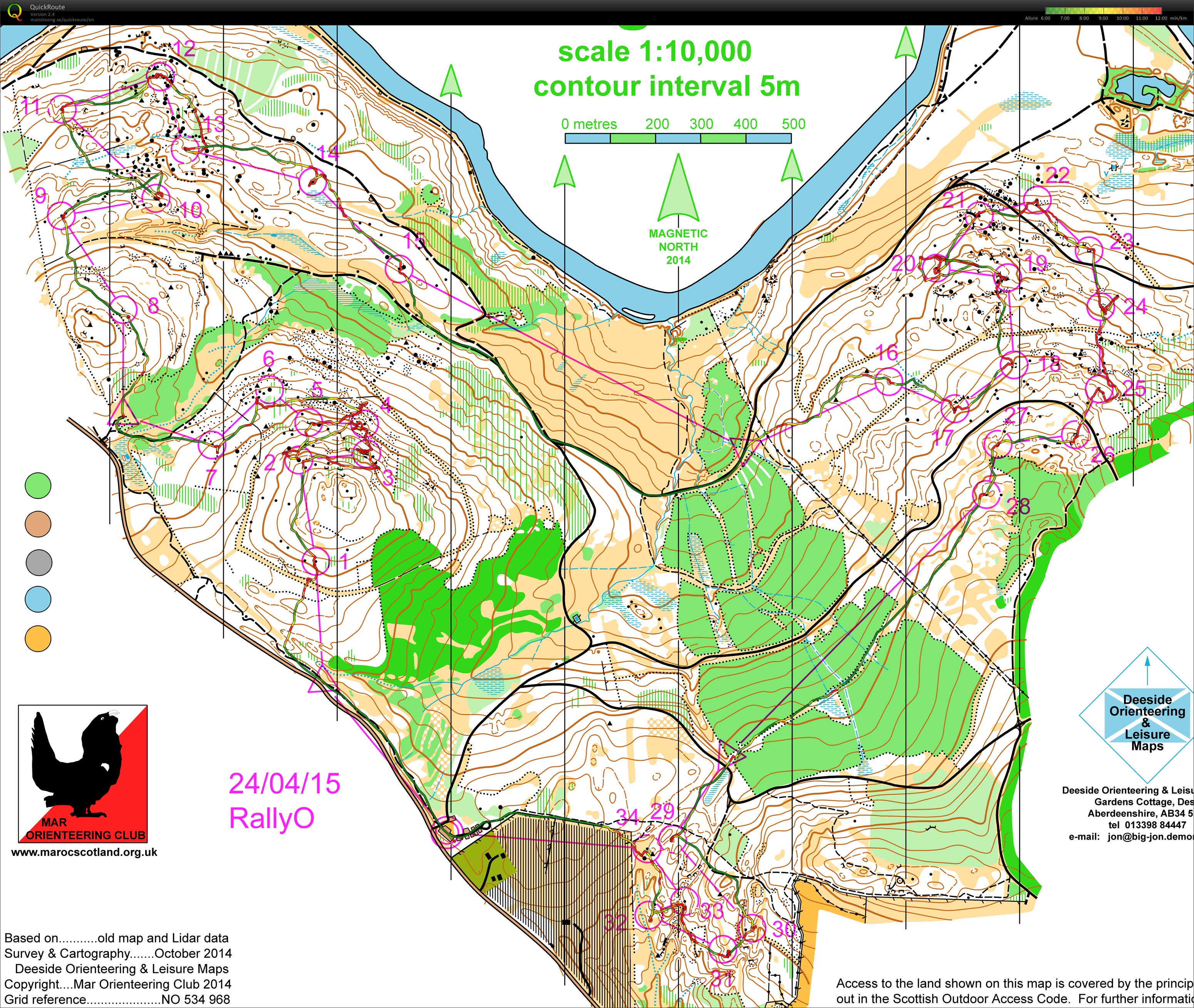 FFCO prépa WOC Écosse // 2) Rally-O (20-04-2015)