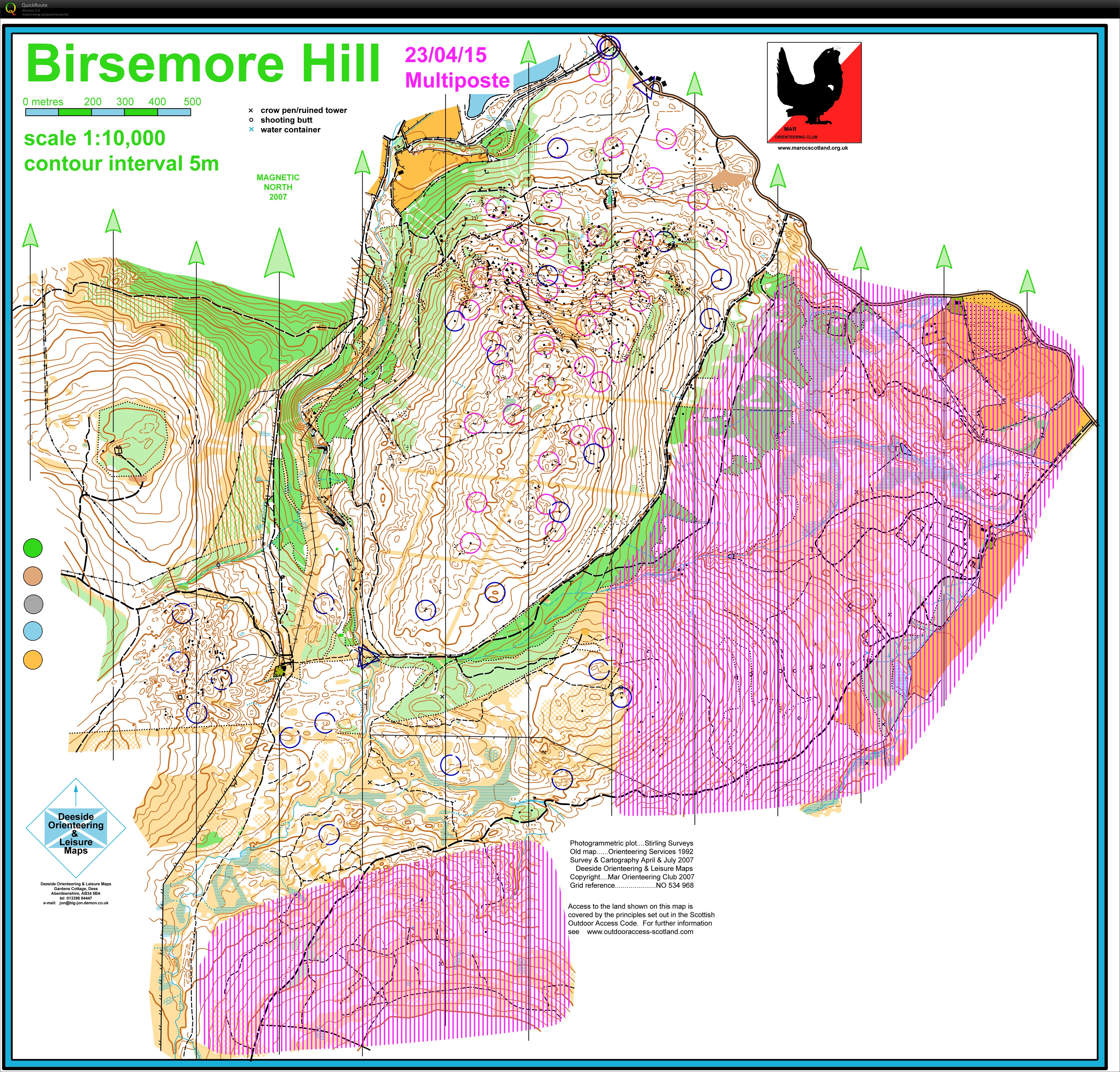 FFCO prépa WOC Écosse // 5) pose LD cassée + Multiposte (21-04-2015)