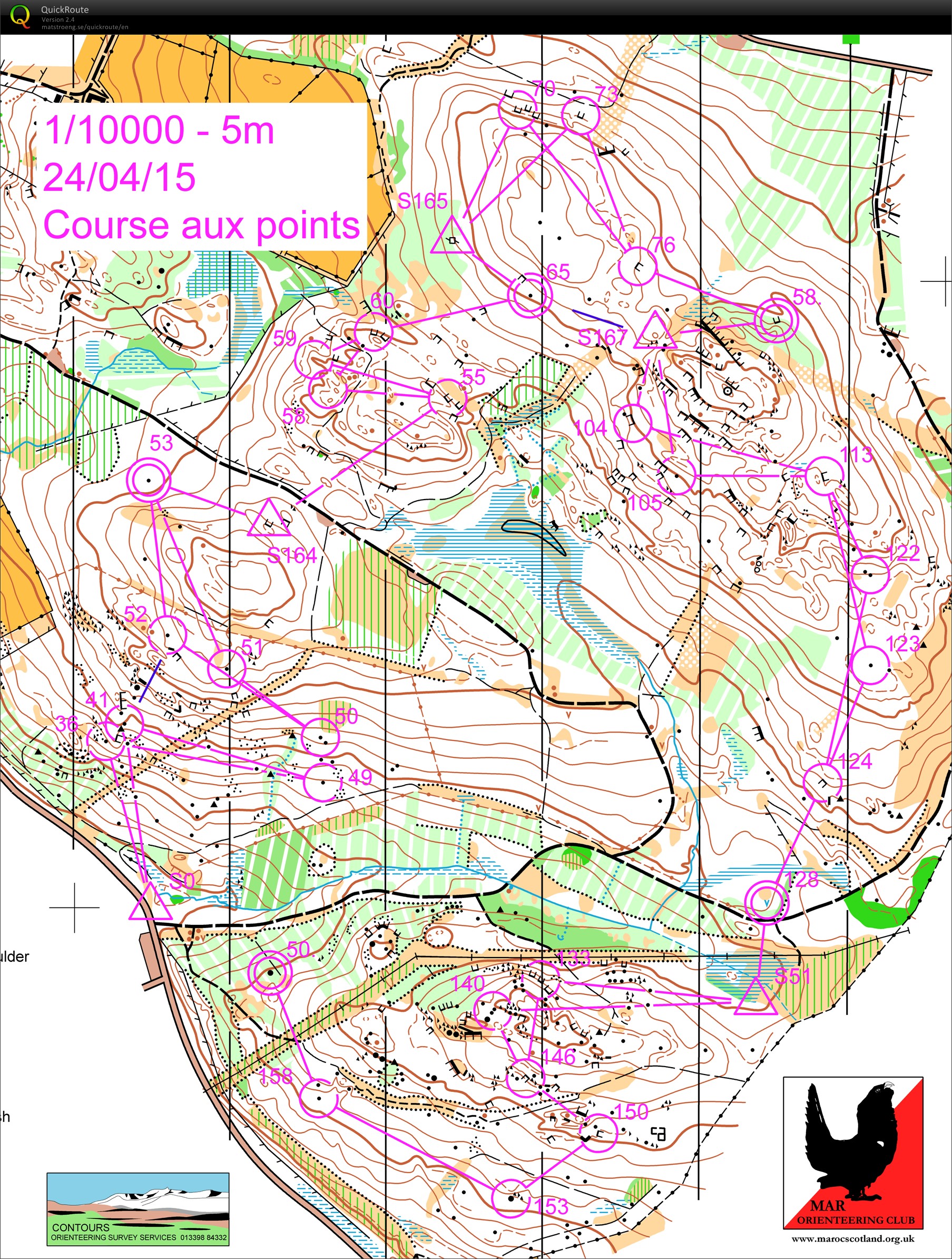 FFCO prépa WOC Écosse // 6) pose Course-aux-Points (22-04-2015)