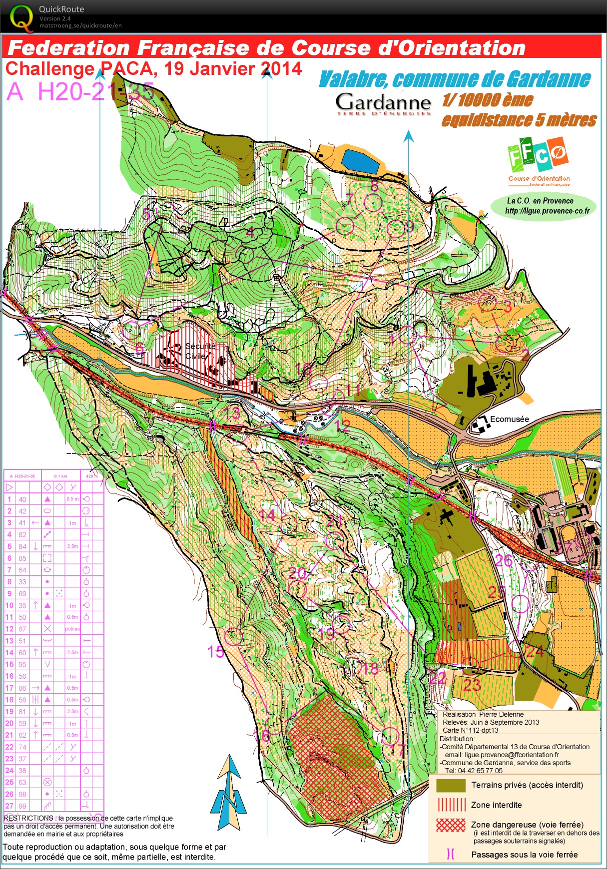 Circuit A du challenge PACA n°1 du 19/01/14 (entraînement solo) (08/05/2015)