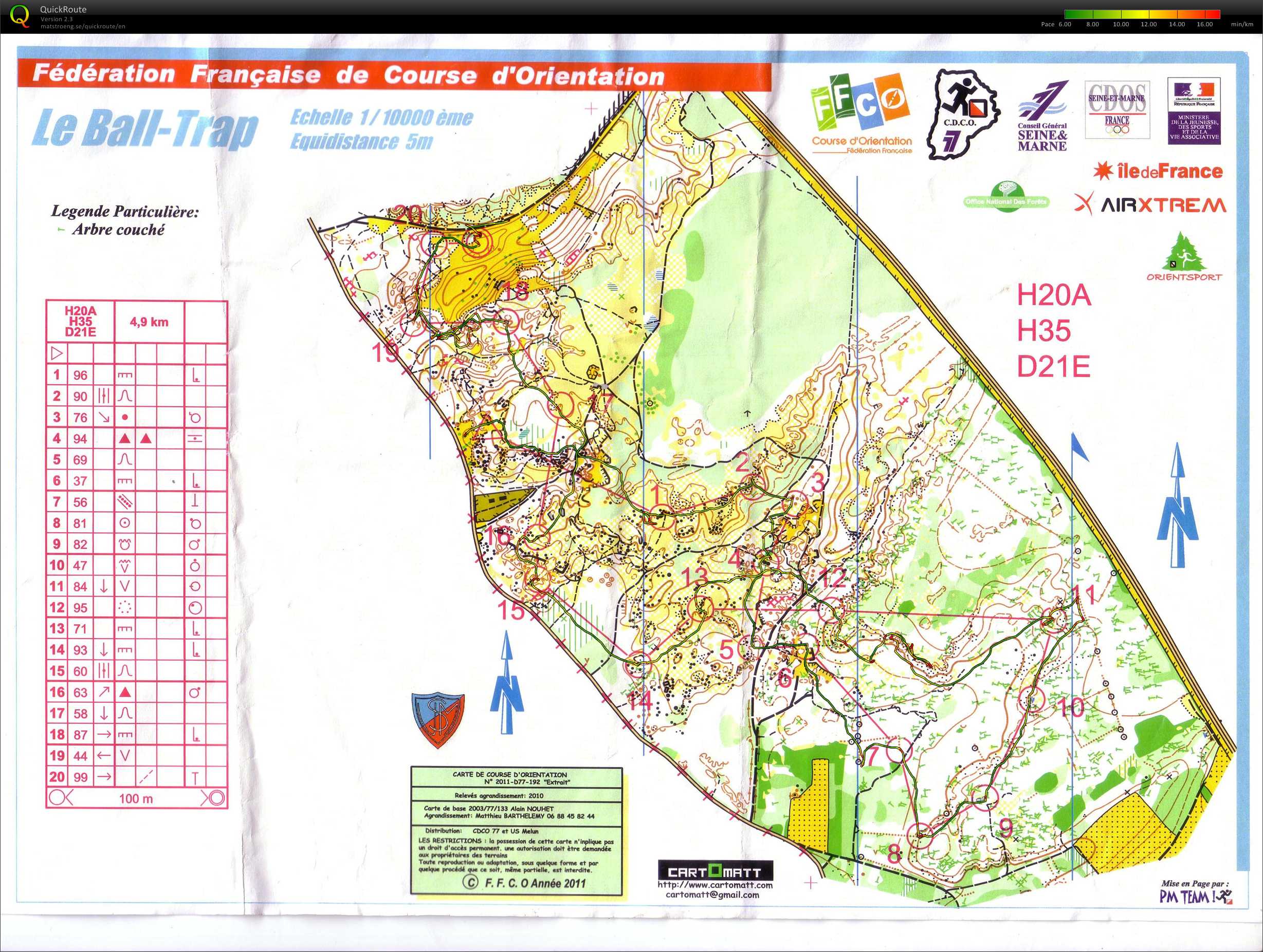 Moyenne Distance (CN) 19 Mars 2011 - Fontainebleau (19-03-2011)