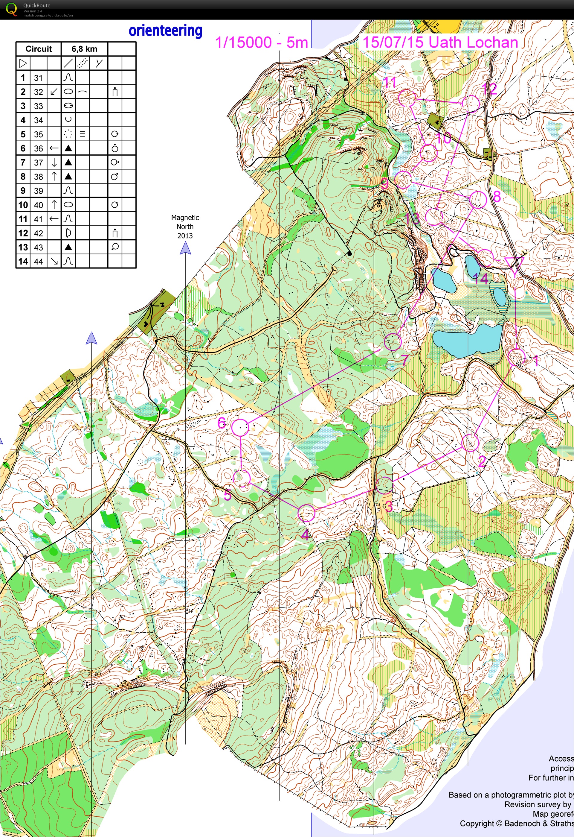 Prépa-WOC Écosse (1) pose demi-LD (14-07-2015)