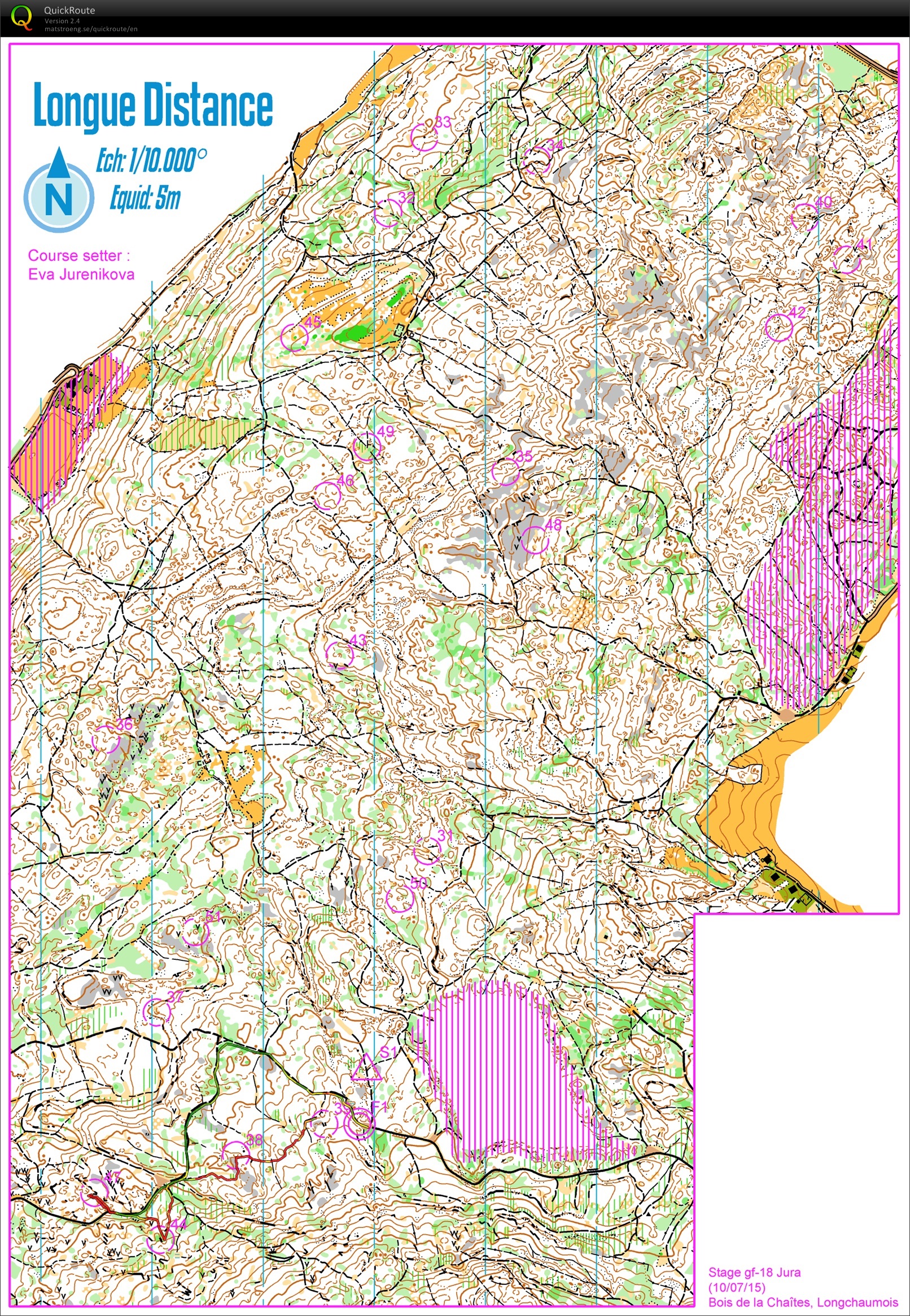 GF-18 / Stage Été Jura (2) Pose-dépose LD (10/07/2015)