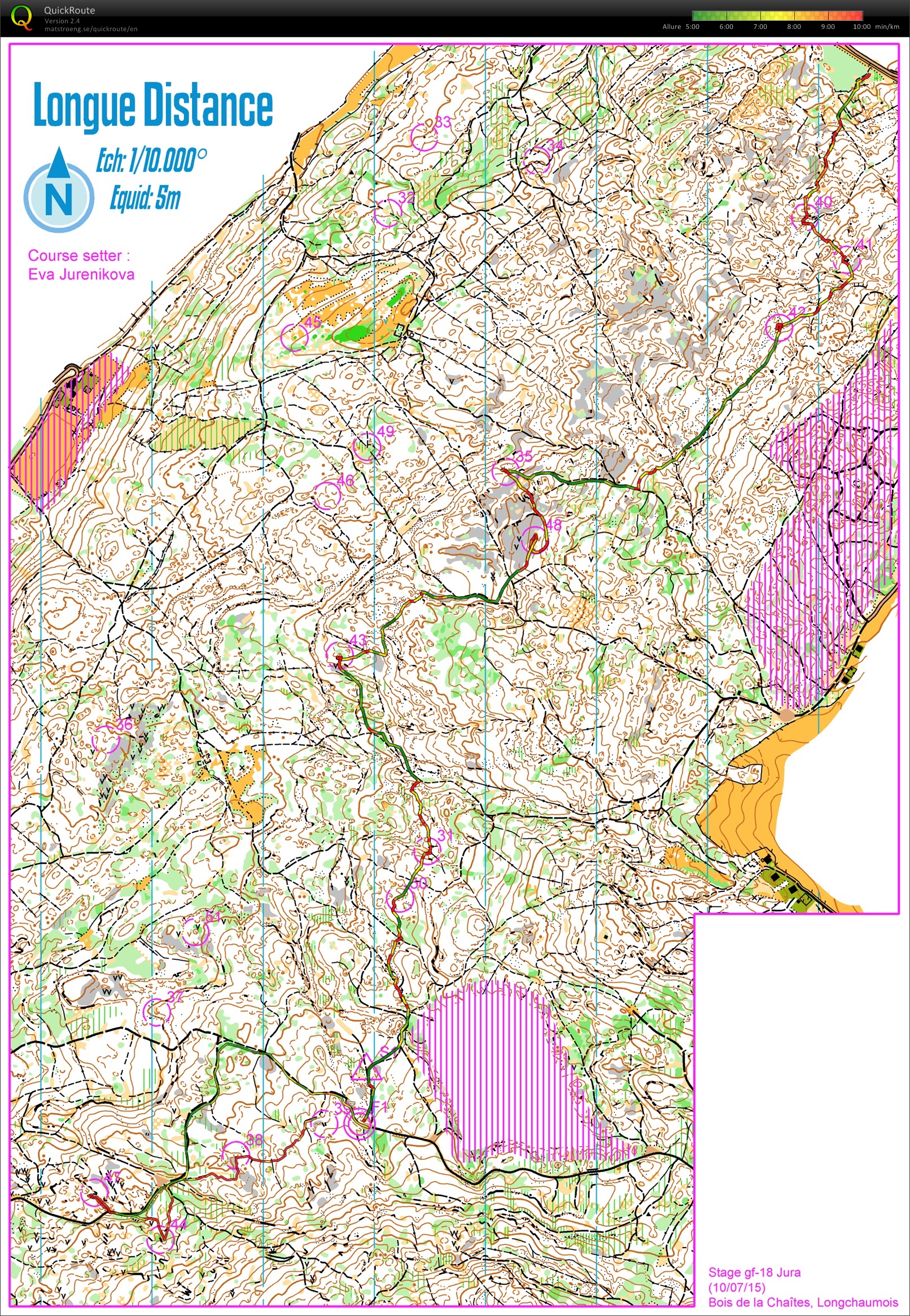 GF-18 / Stage Été Jura (2) Pose-dépose LD (10/07/2015)