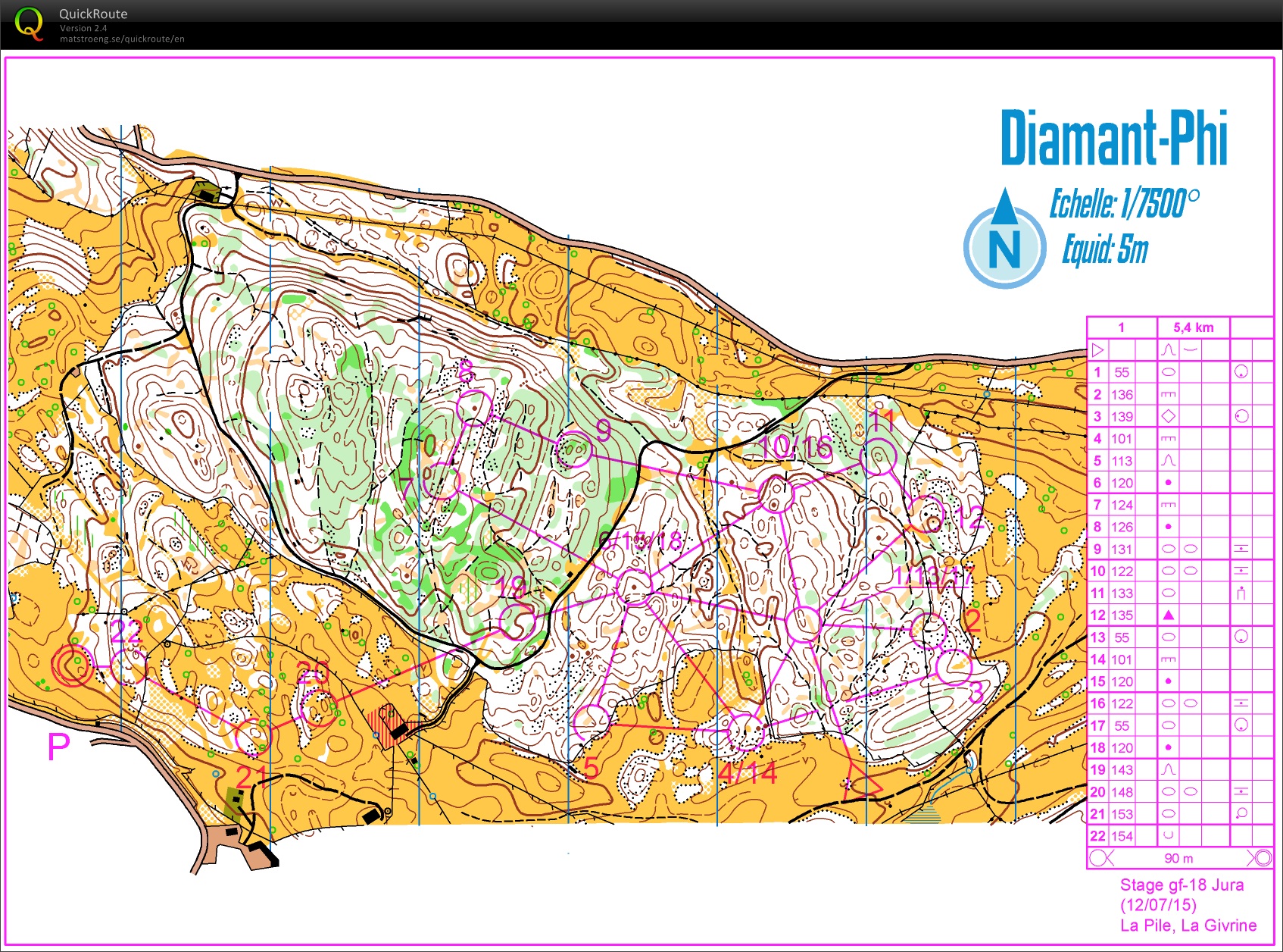 GF-18 / Stage Été Jura (6) Dépose Diamant (12.07.2015)