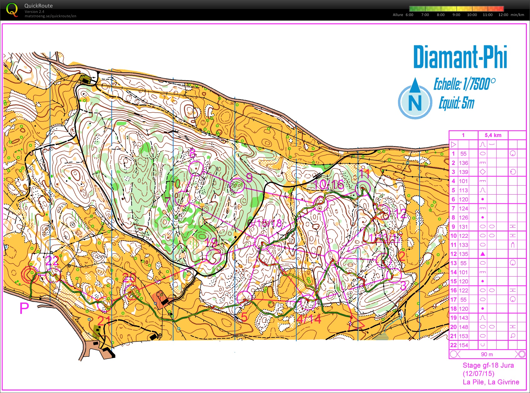 GF-18 / Stage Été Jura (6) Dépose Diamant (12-07-2015)