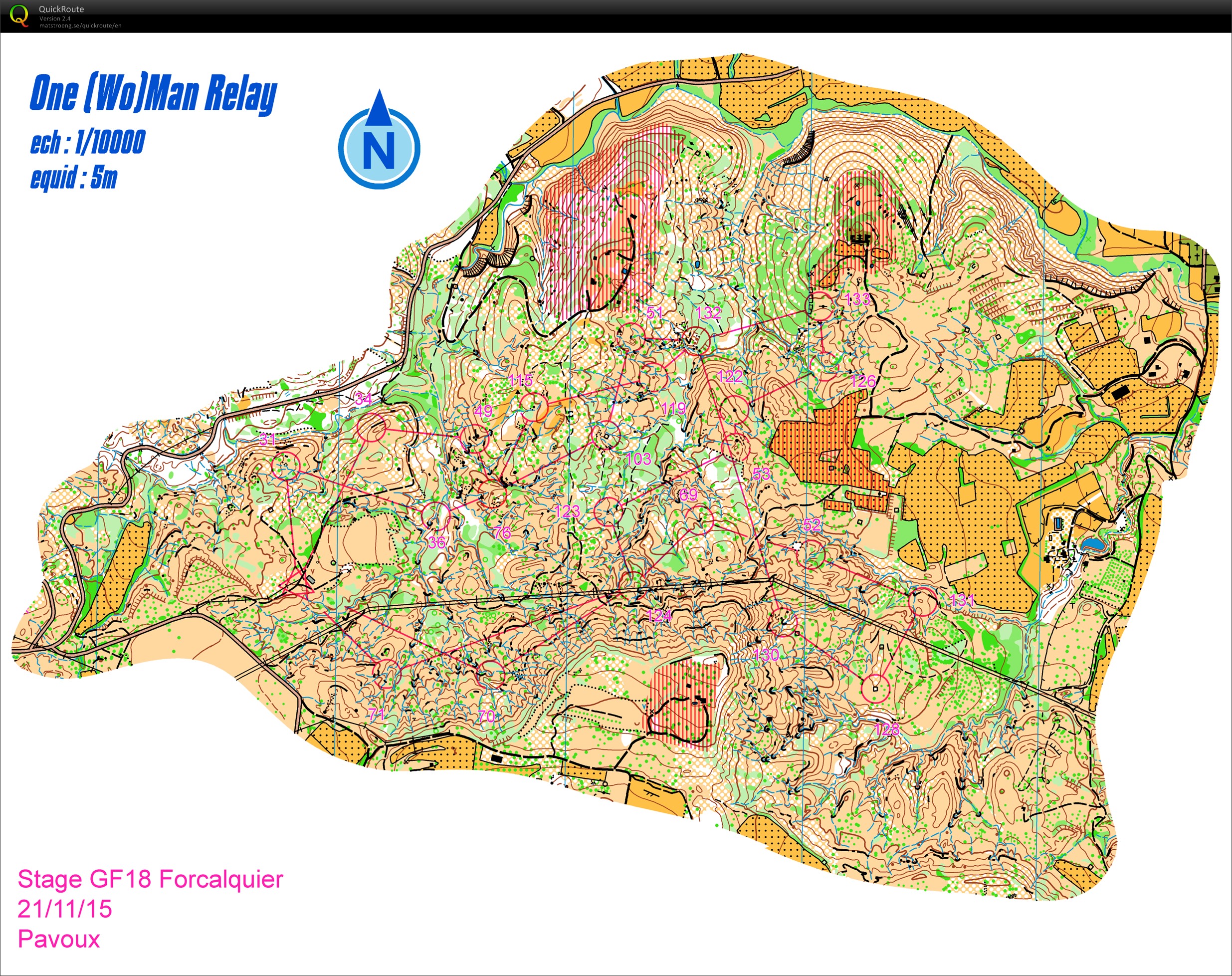 Stage gf-18 Forcalquier // OMWR (20-11-2015)