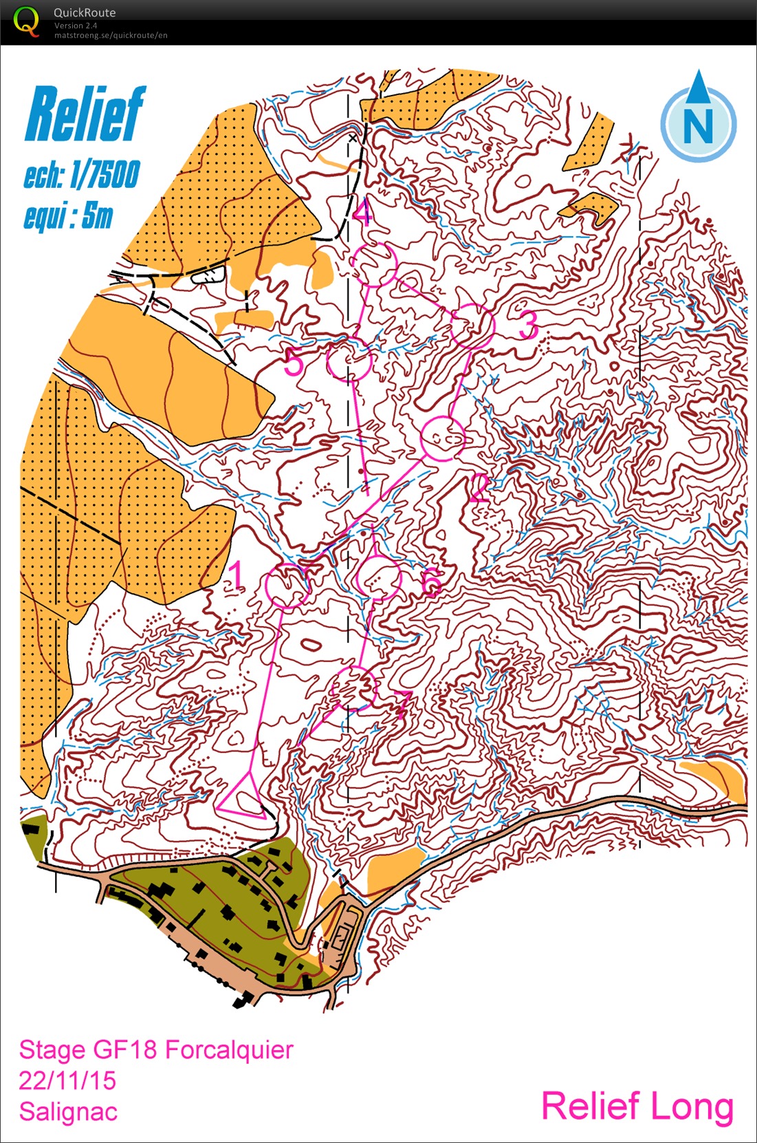 Stage gf-18 Forcalquier // TK relief (22/11/2015)