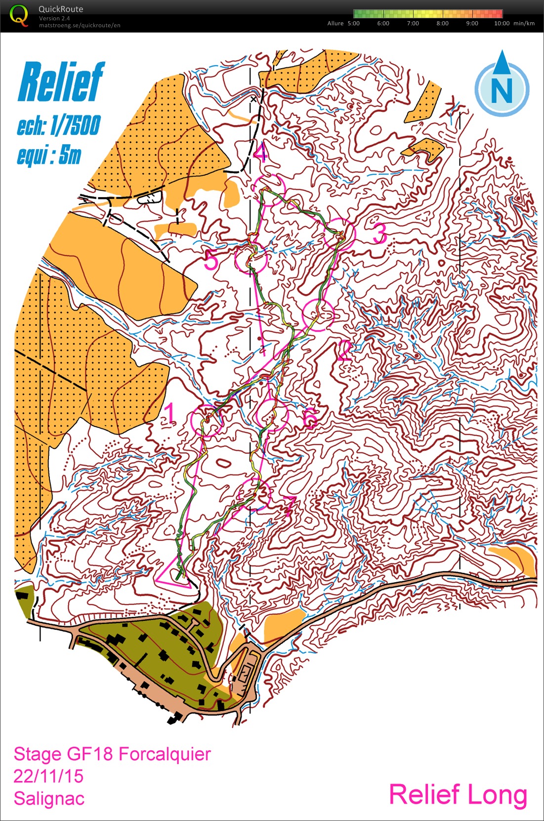 Stage gf-18 Forcalquier // TK relief (22/11/2015)