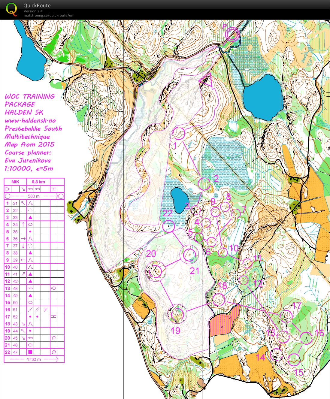 Prestebakke (S) mTk (WC training package Halden) (13/12/2015)